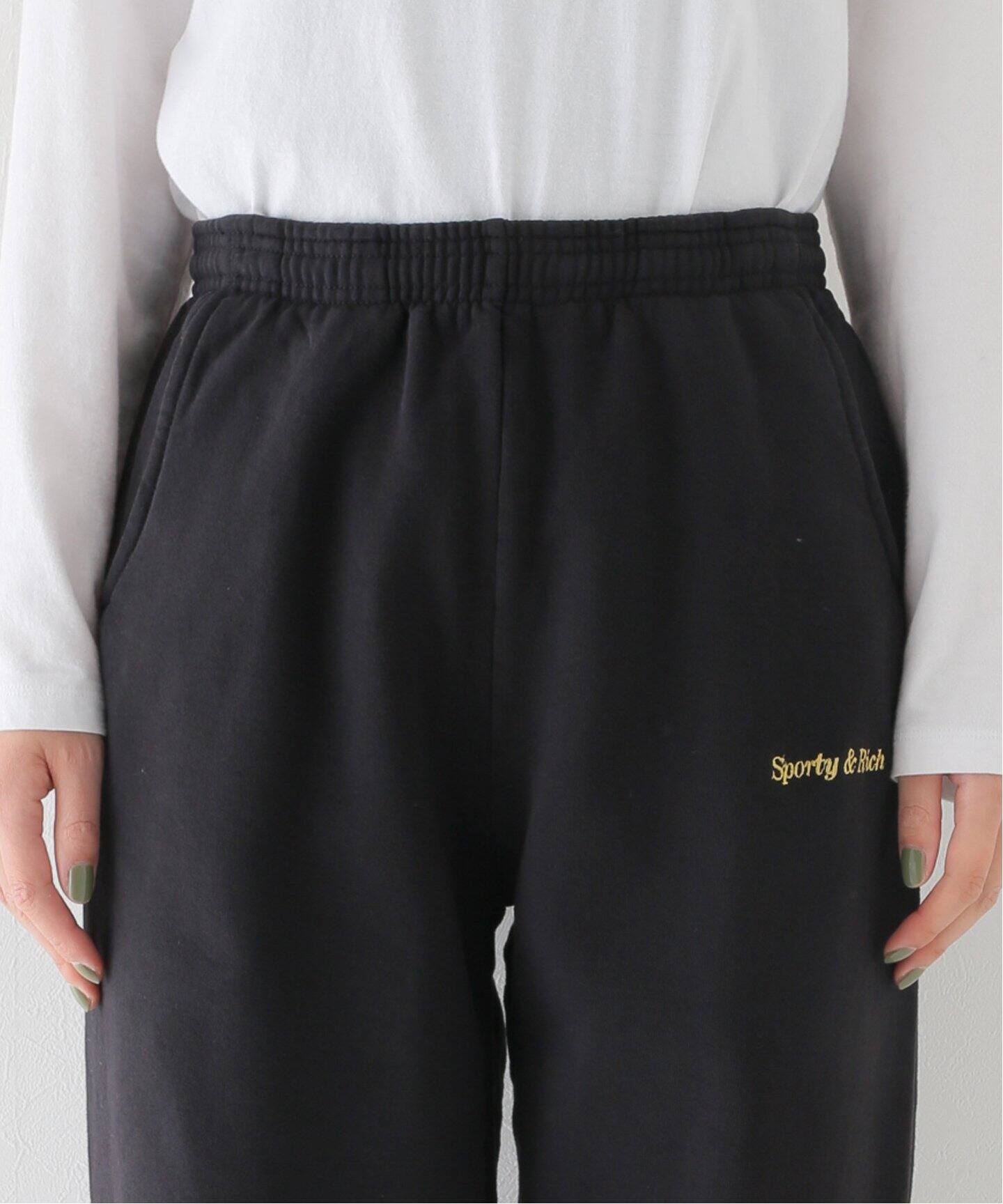SPORTY&RICH/スポーティアンドリッチ】CLASSIC LOGO SWEATPANTS 