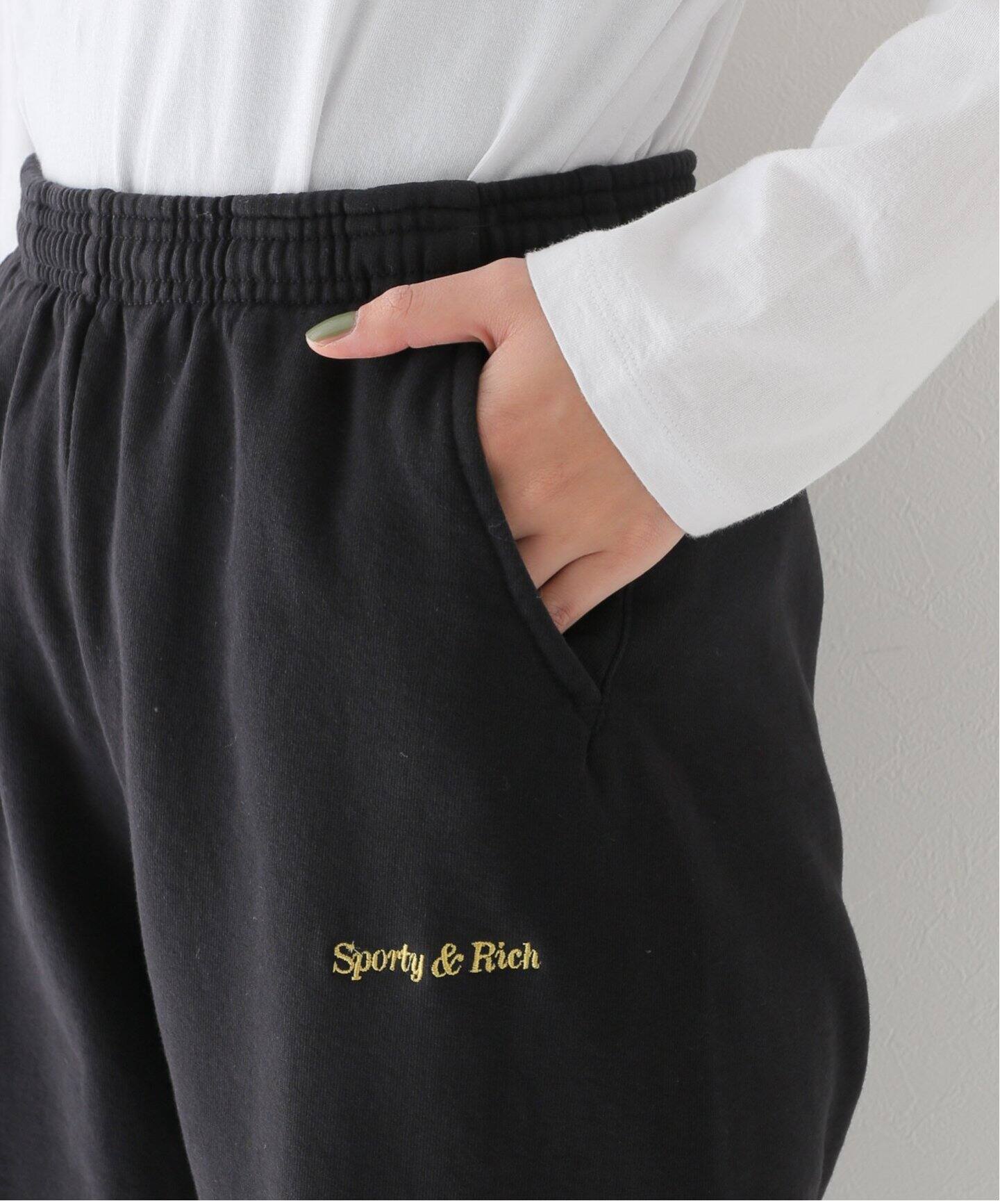 SPORTY&RICH/スポーティアンドリッチ】CLASSIC LOGO SWEATPANTS 