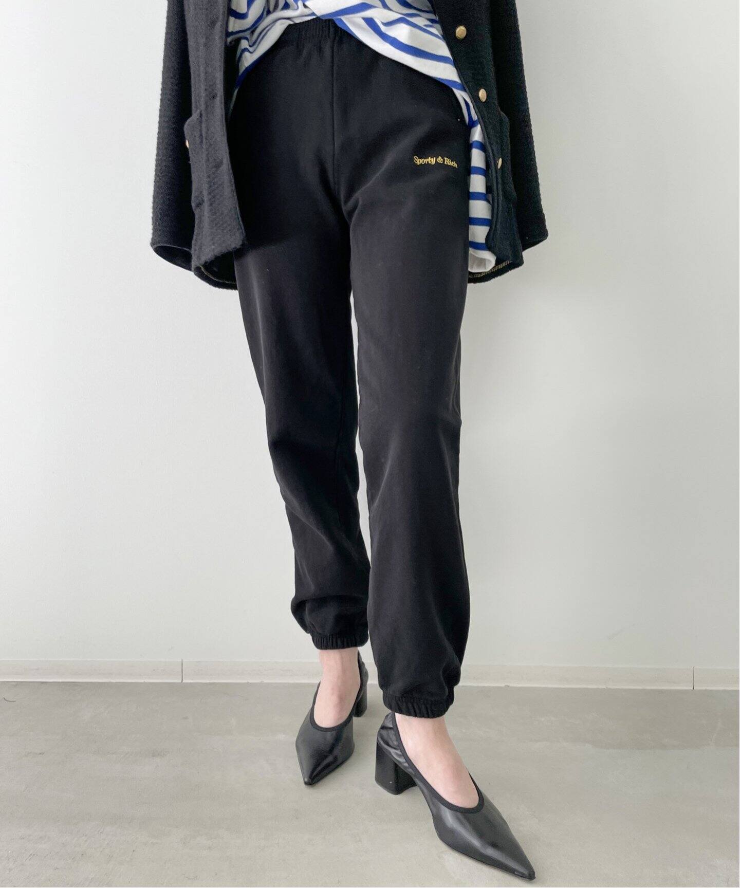SPORTY&RICH/スポーティアンドリッチ】CLASSIC LOGO SWEATPANTS 