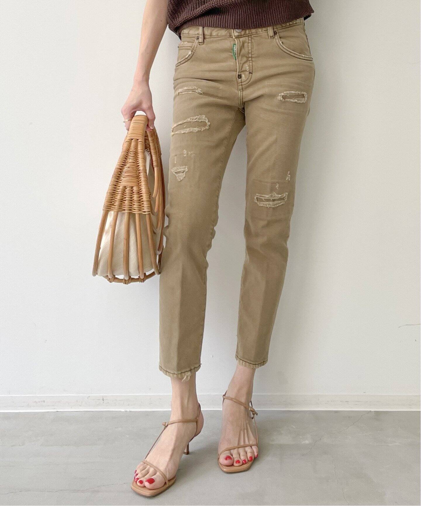 Dsquared ダメージデニム cool いそがしく girl jean 