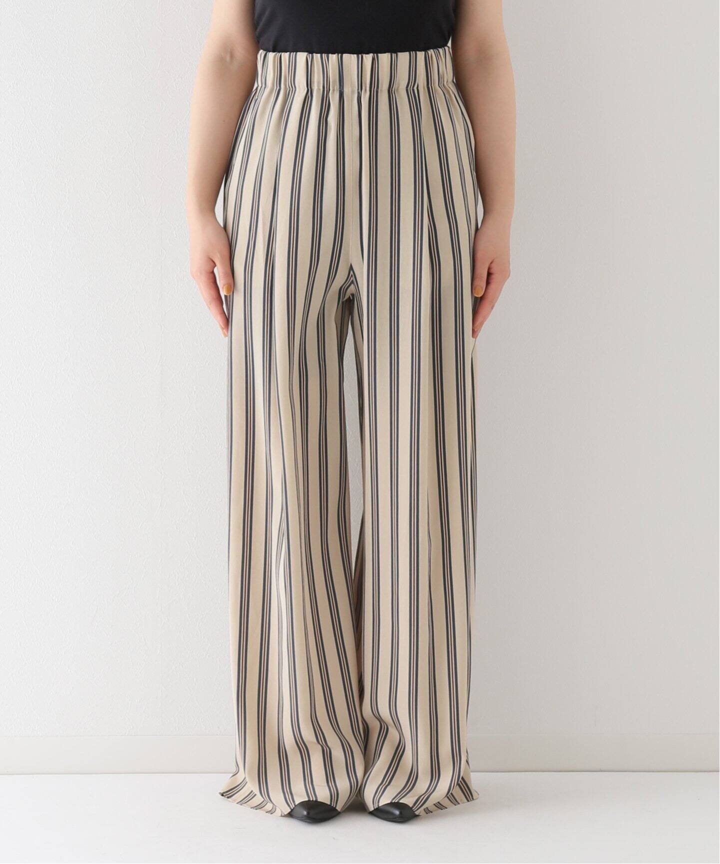 HAVEL studio/ハーヴェル スタジオ】SILK STRIPE PANTS（その他パンツ  