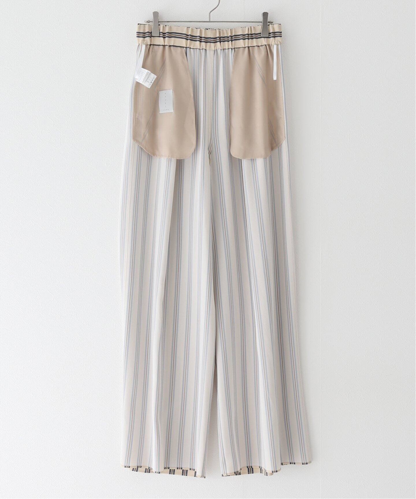 HAVEL studio/ハーヴェル スタジオ】SILK STRIPE PANTS（その他パンツ  