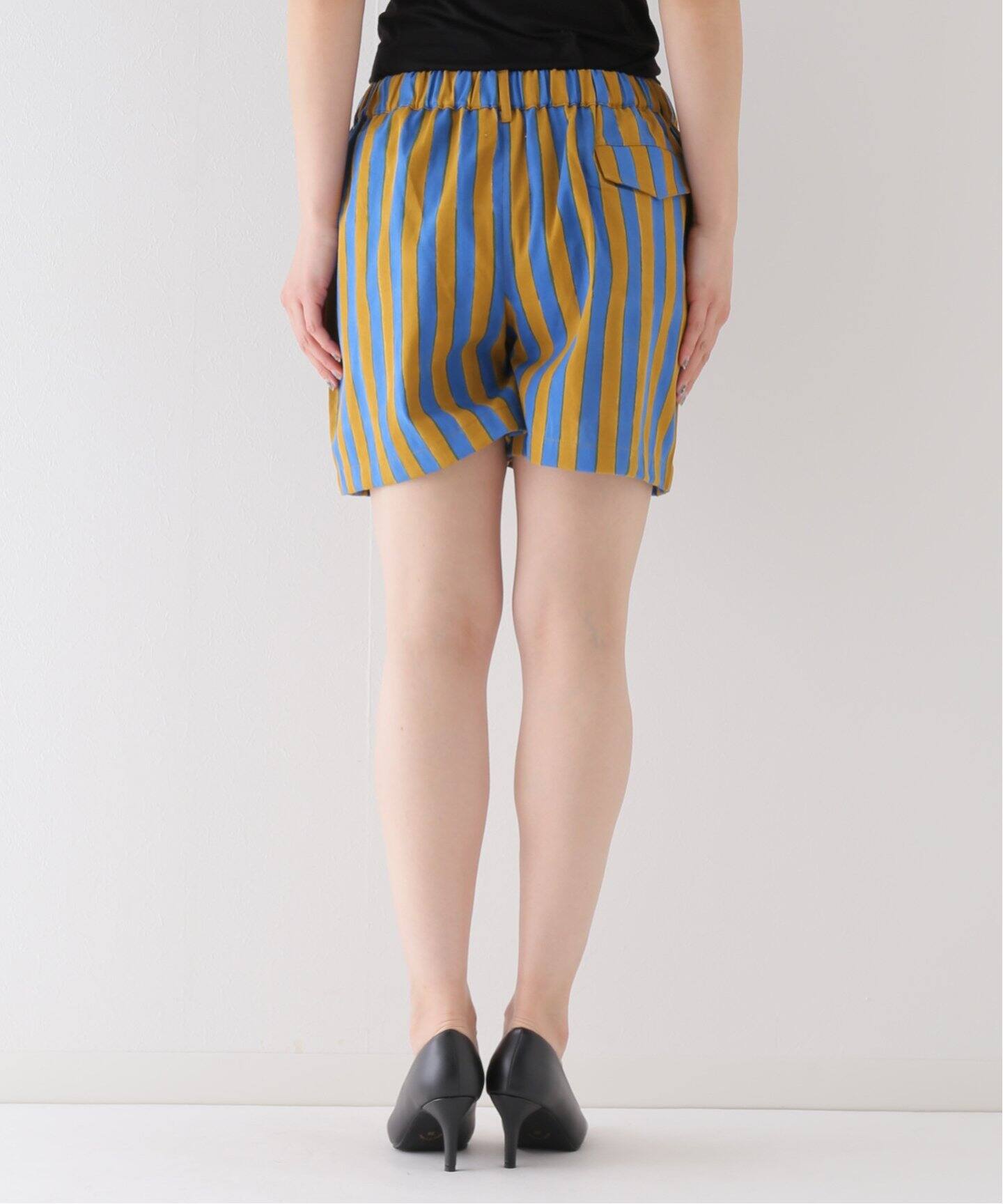 SZ Blockprints/エスゼットブロックプリント】STRIPE SHORTS  