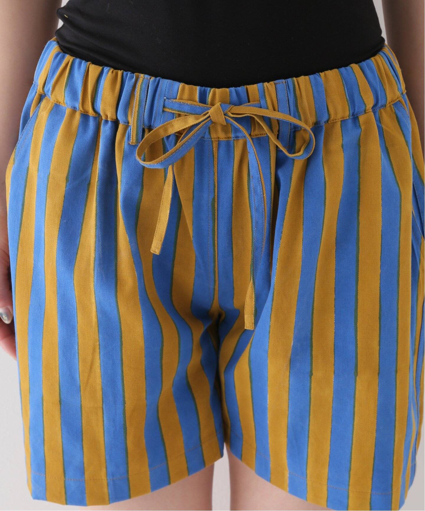 SZ Blockprints/エスゼットブロックプリント】STRIPE SHORTS  