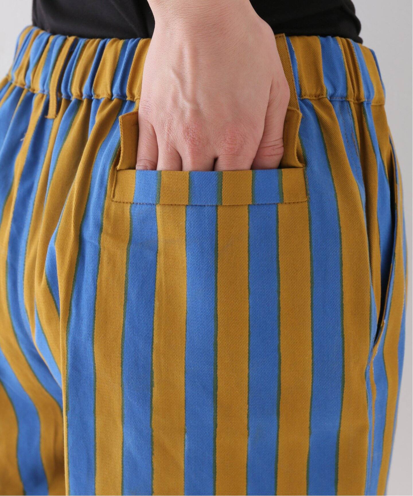 SZ Blockprints/エスゼットブロックプリント】STRIPE SHORTS（ショート  