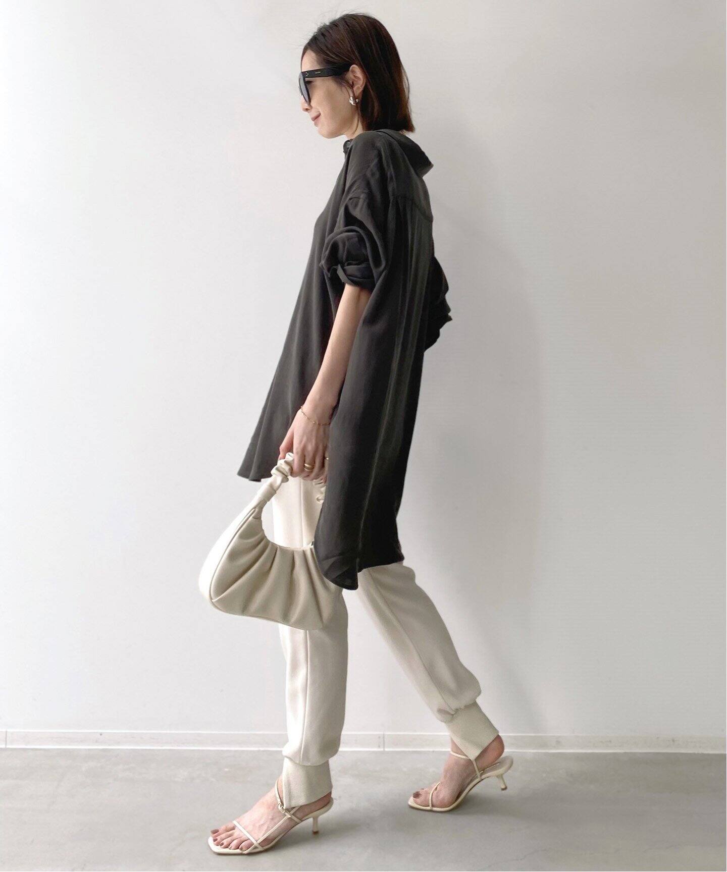 アパルトモン【Col Pierrot /コル ピエロ】Rib Pants(WH) 