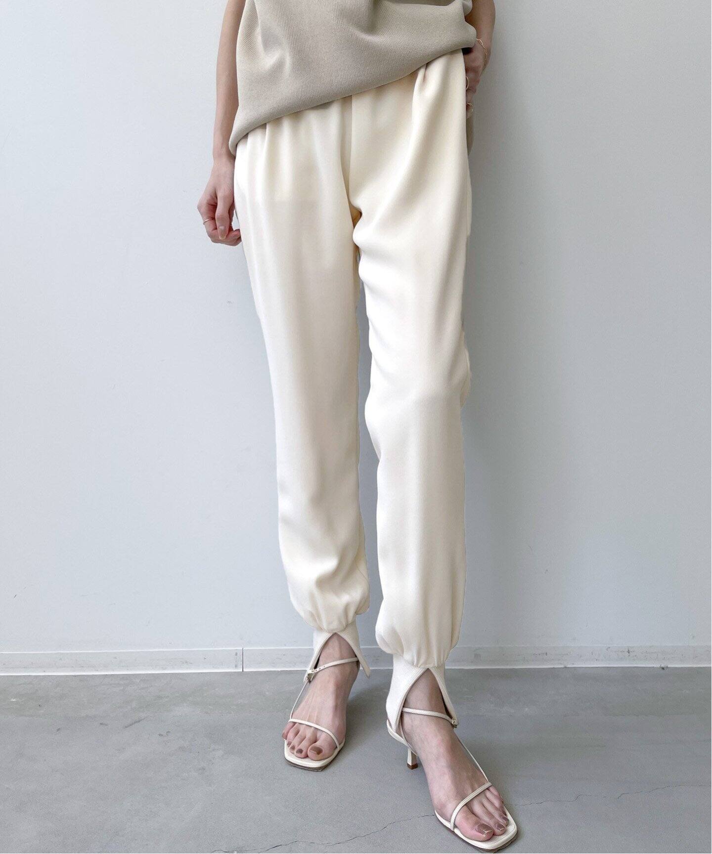 Col Pierrot /コル ピエロ】Rib Pants(WH)（その他パンツ）｜L  