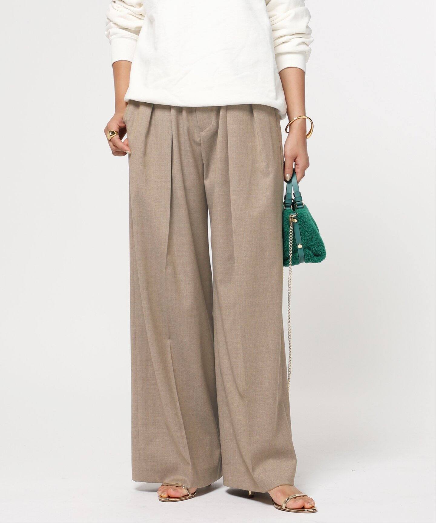 ハイウエストワイドパンツ（その他パンツ）｜AP STUDIO（エーピー  