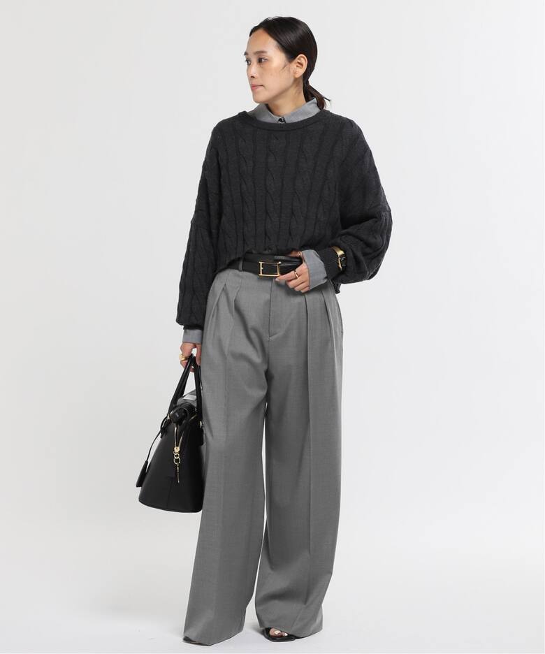 ハイウエストワイドパンツ（その他パンツ）｜AP STUDIO（エーピー  