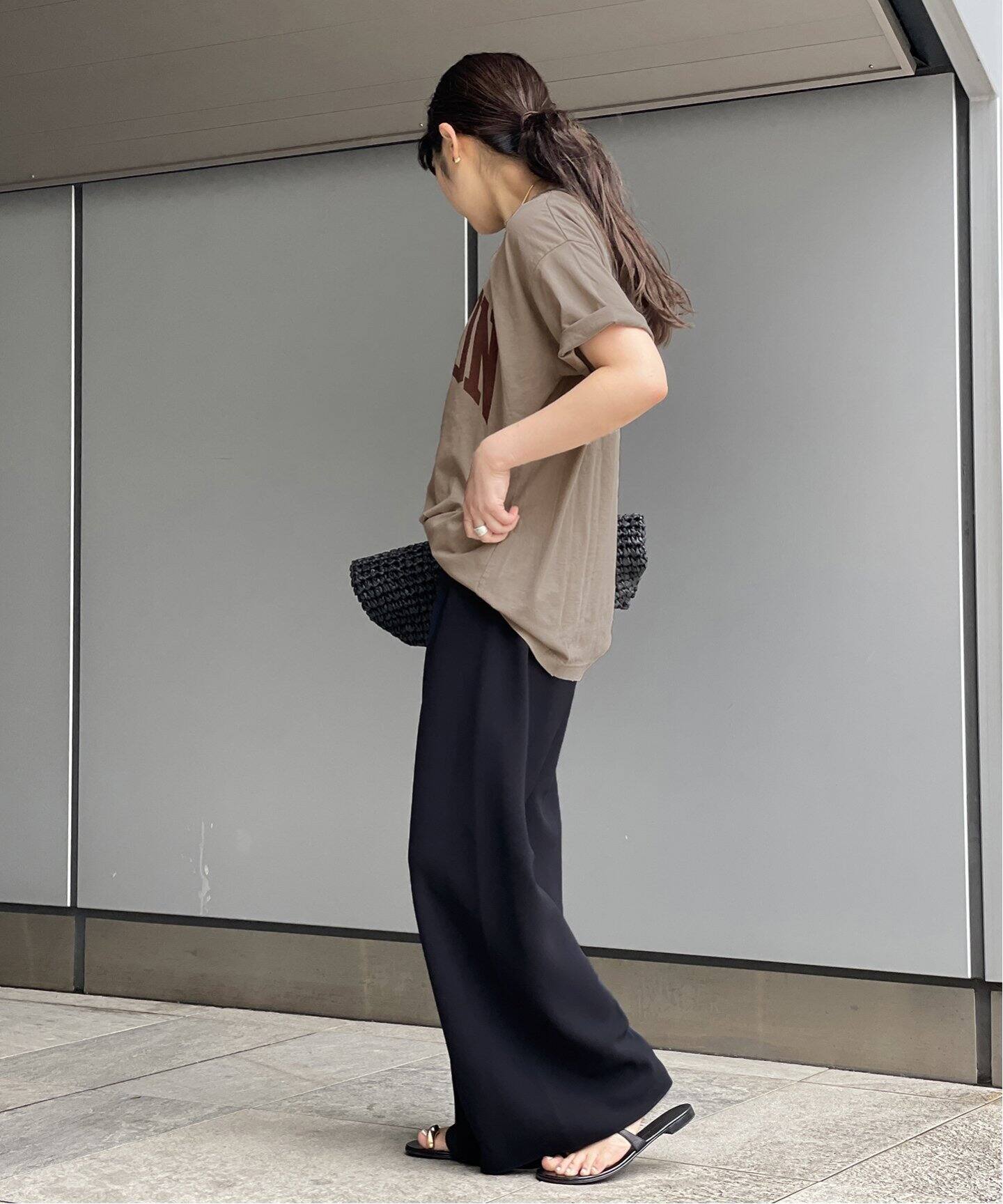 エラスティックパンツ 