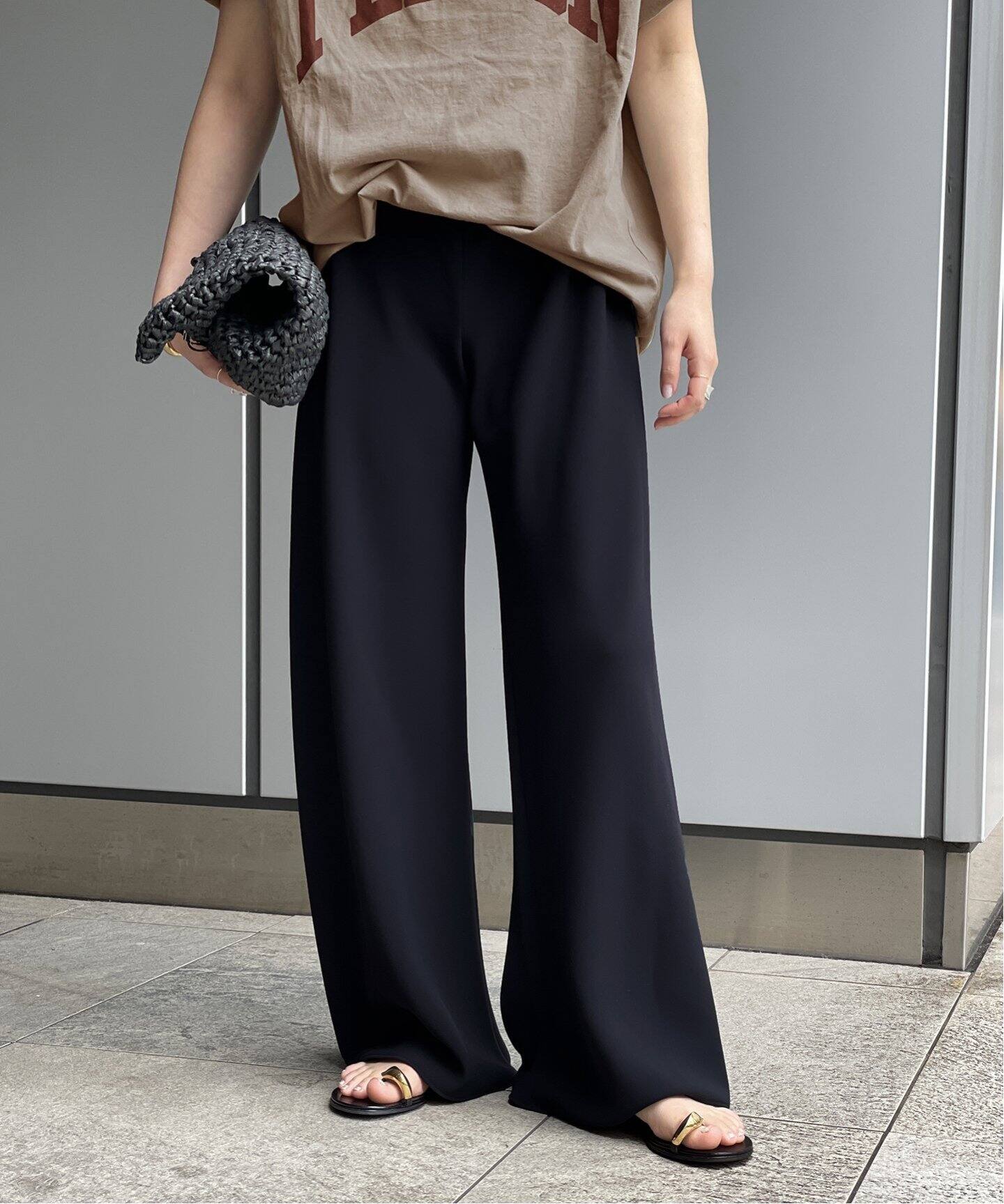 ap studio エラスティックパンツ36 