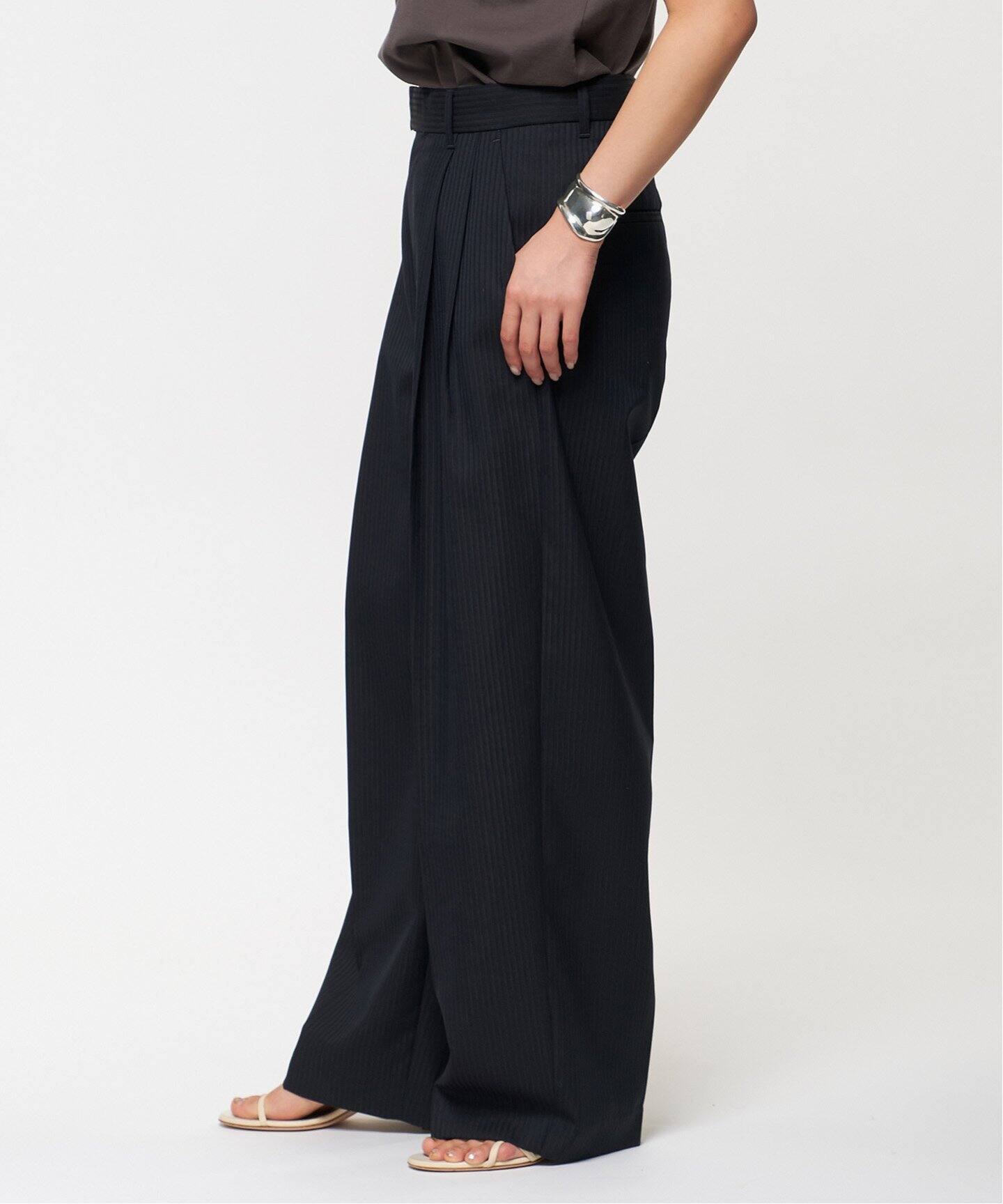 ストライプワイドパンツ（その他パンツ）｜AP STUDIO（エーピー  