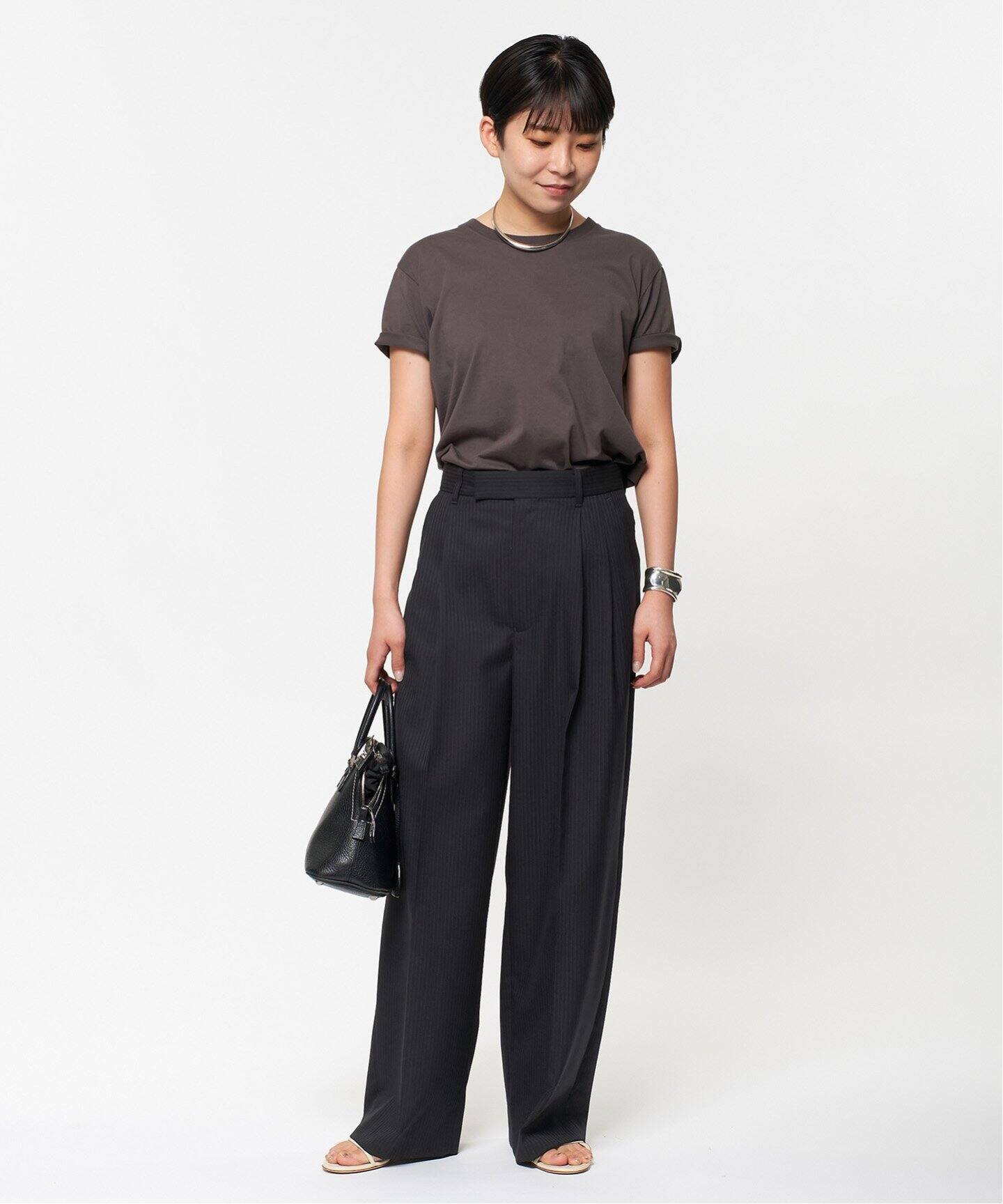 ストライプワイドパンツ（その他パンツ）｜AP STUDIO（エーピー  