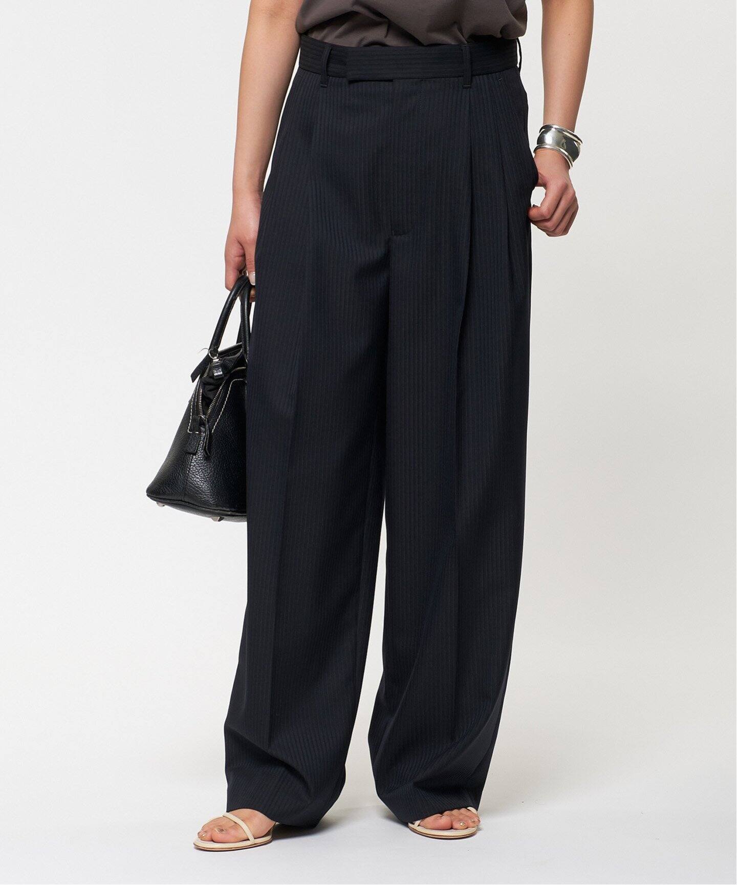 ストライプワイドパンツ（その他パンツ）｜AP STUDIO（エーピー  