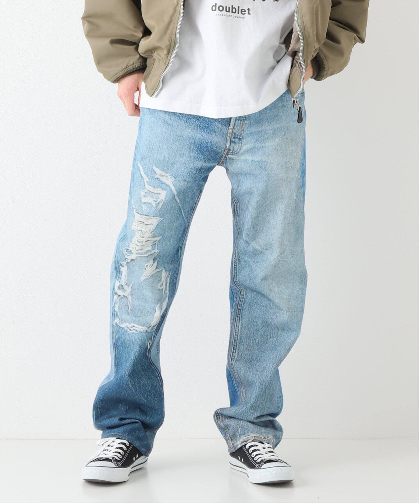doublet / ダブレット】PHOTO PRINT PANTS（デニムパンツ・ジーンズ