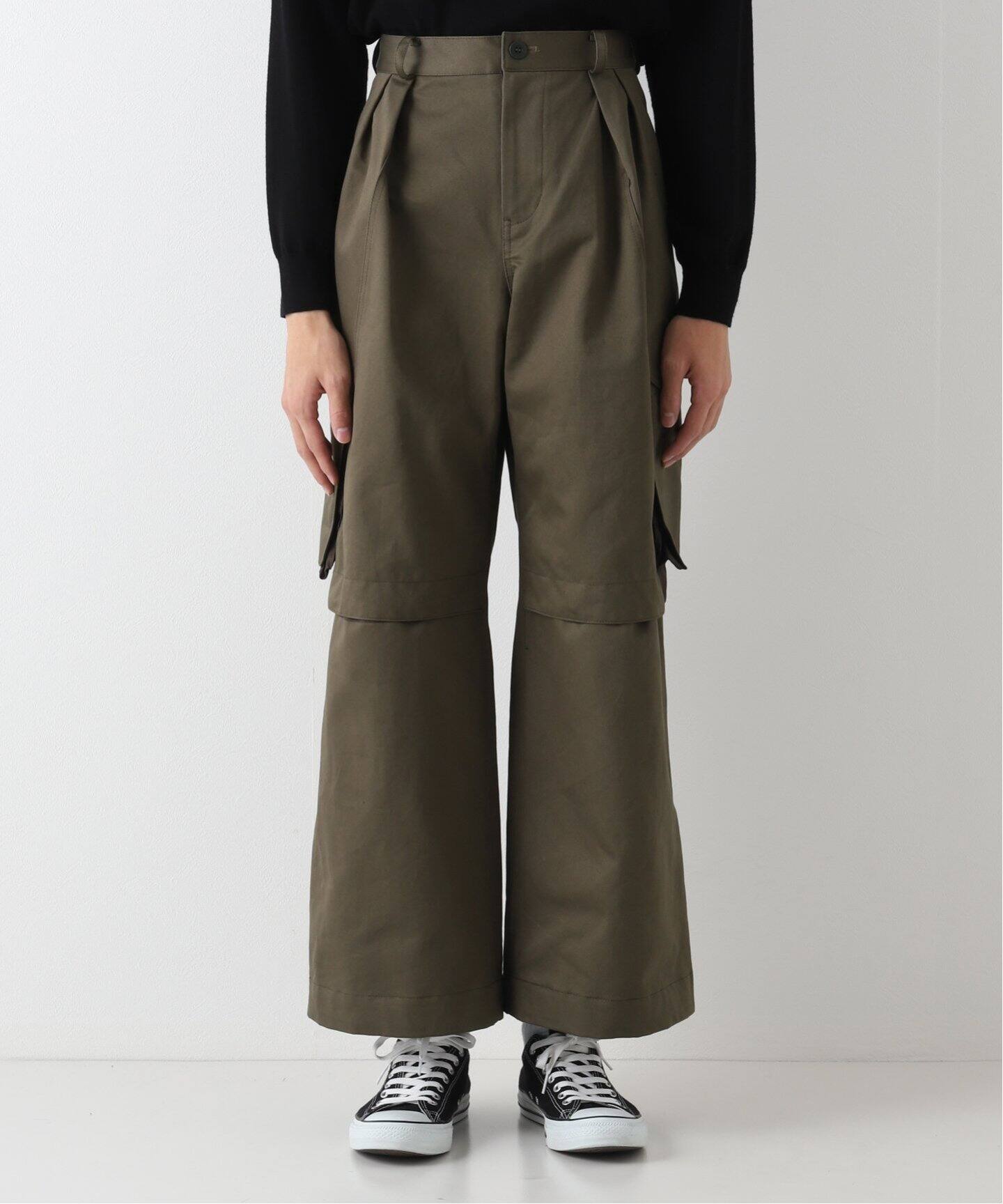 Tamme / タムKNEE TUCK WIDE CARGO PANT