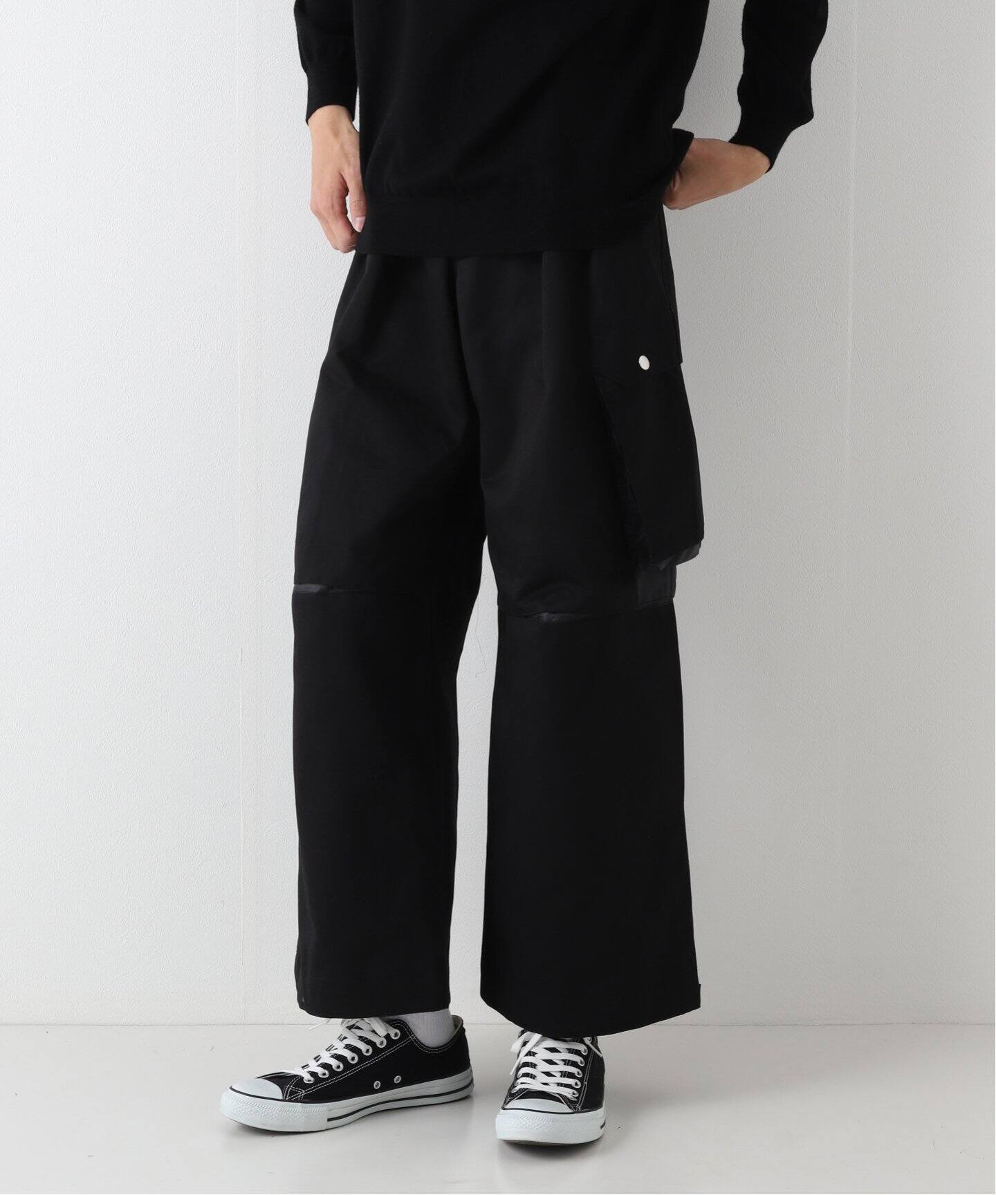 Tamme / タム】KNEE TUCK WIDE CARGO PANT（カーゴパンツ）｜WISM 