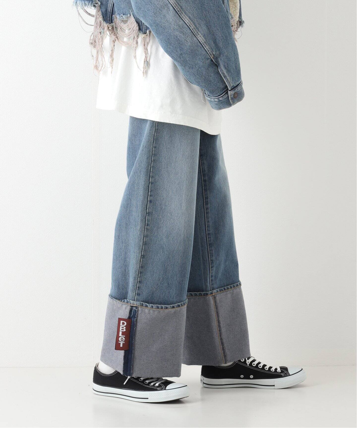 doublet / ダブレット】RECYCLE DENIM LOW-RISE DENIM PAN（デニム 