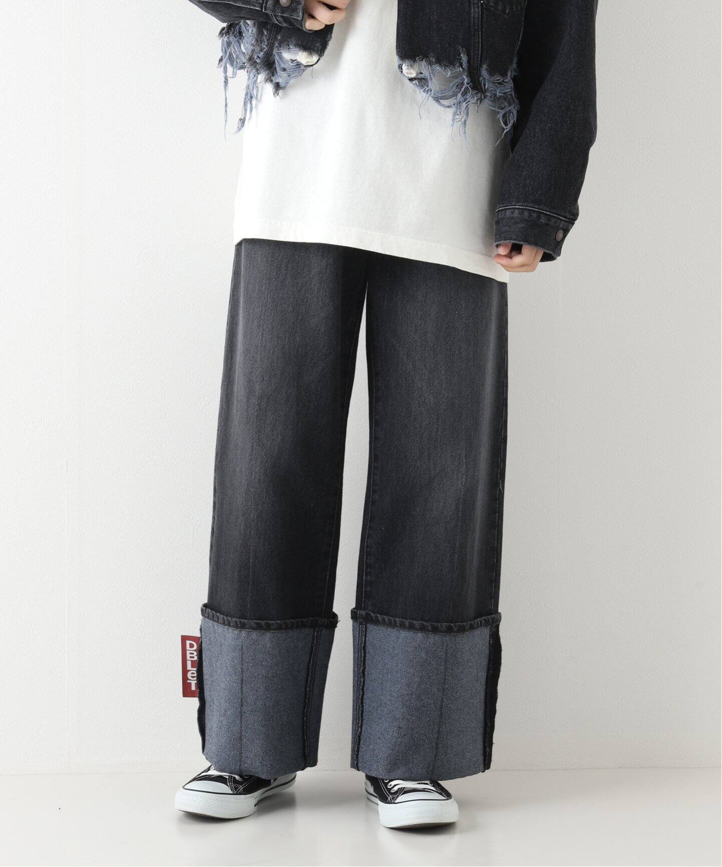 doublet / ダブレット】RECYCLE DENIM LOW-RISE DENIM PAN（デニム  