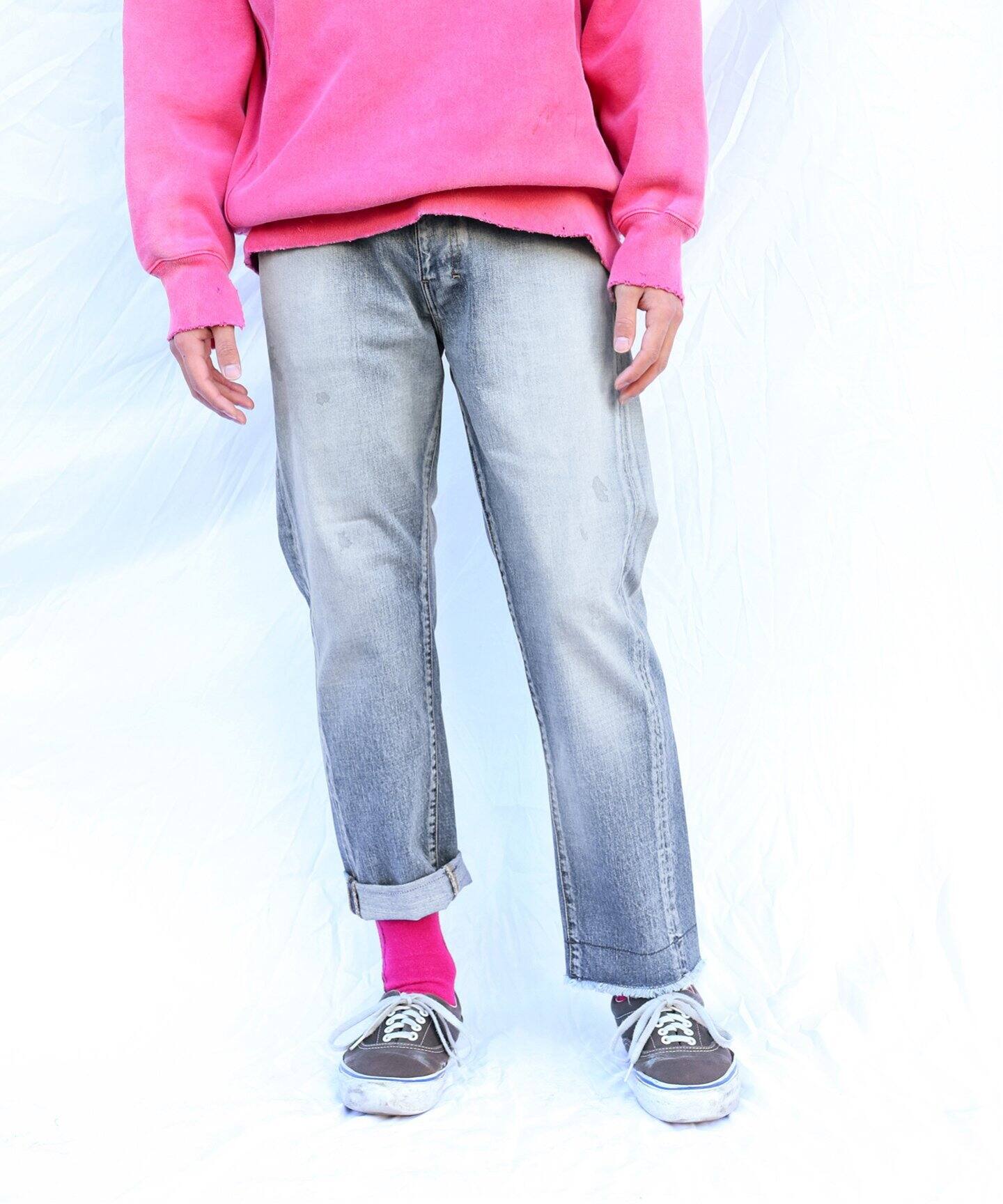 ANCELLM / アンセルム】INDIGO STRAIGHT 5P DENIM（デニムパンツ 