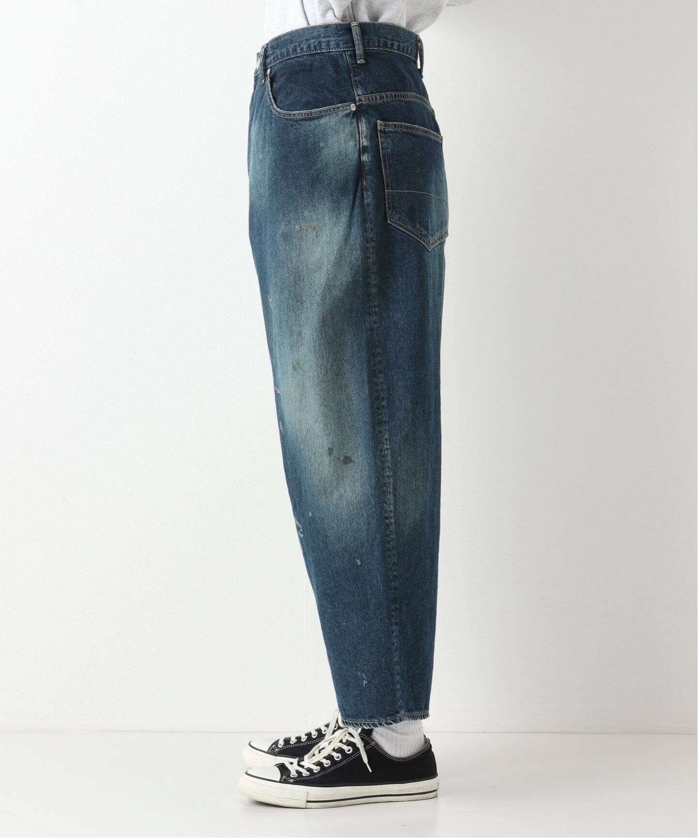 ANCELLM / アンセルム】WISM 別注 AGING LOOSE TAPERED 5P DENIM 