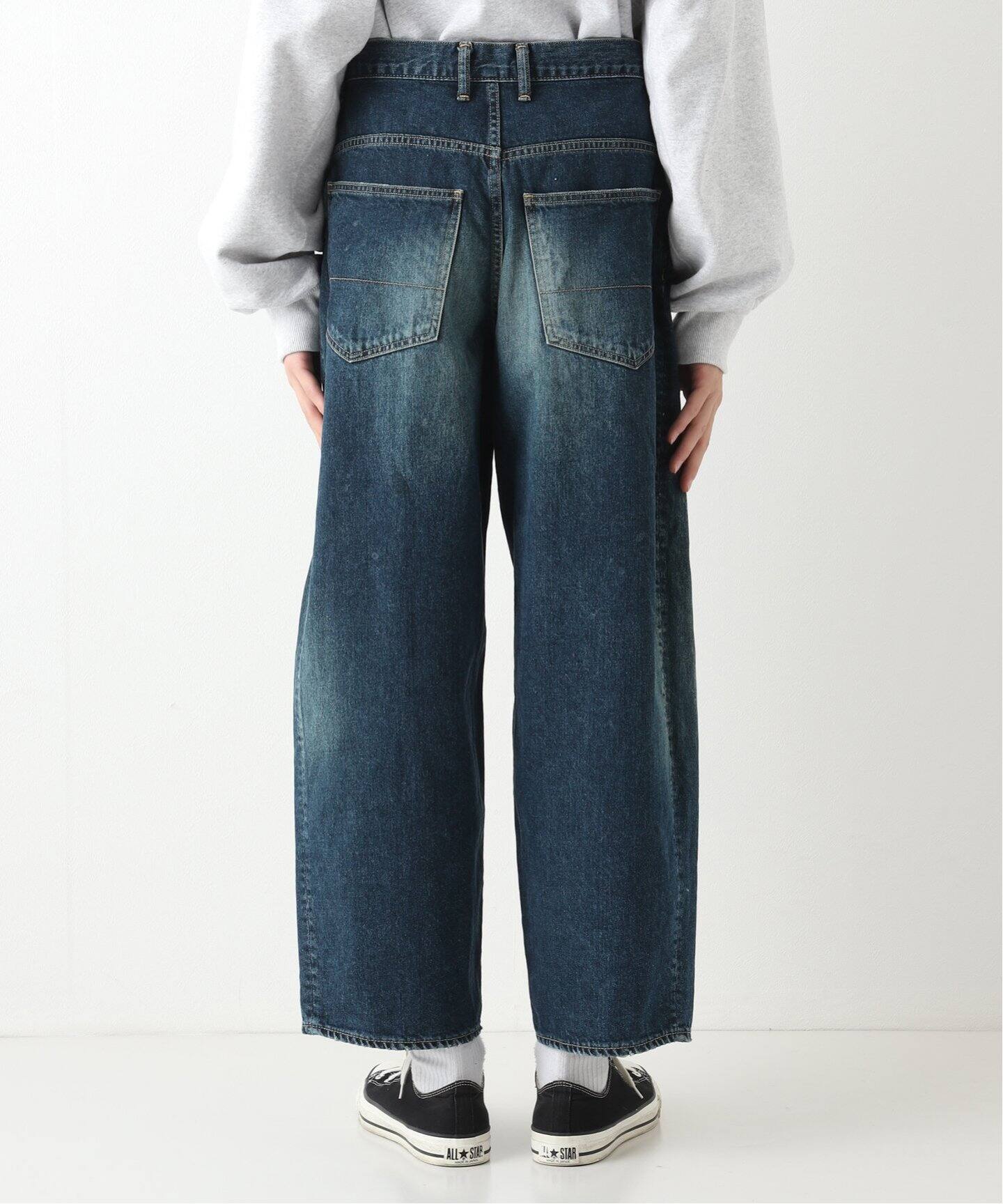 ANCELLM / アンセルム】WISM 別注 AGING LOOSE TAPERED 5P DENIM 