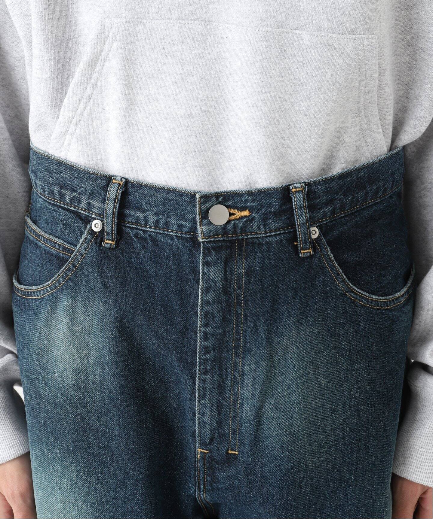 ANCELLM / アンセルム】WISM 別注 AGING LOOSE TAPERED 5P DENIM 