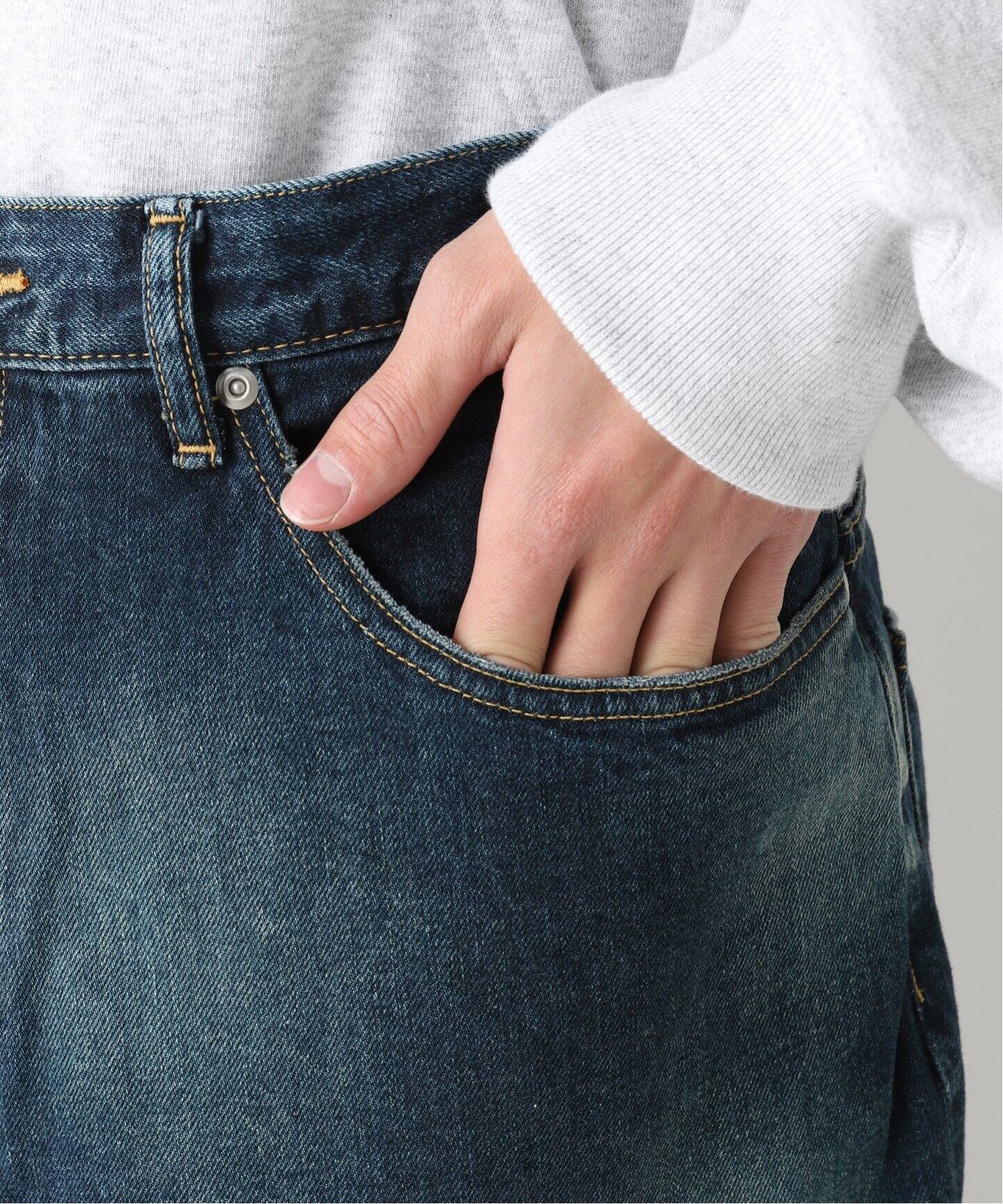 ANCELLM / アンセルム】WISM 別注 AGING LOOSE TAPERED 5P DENIM 