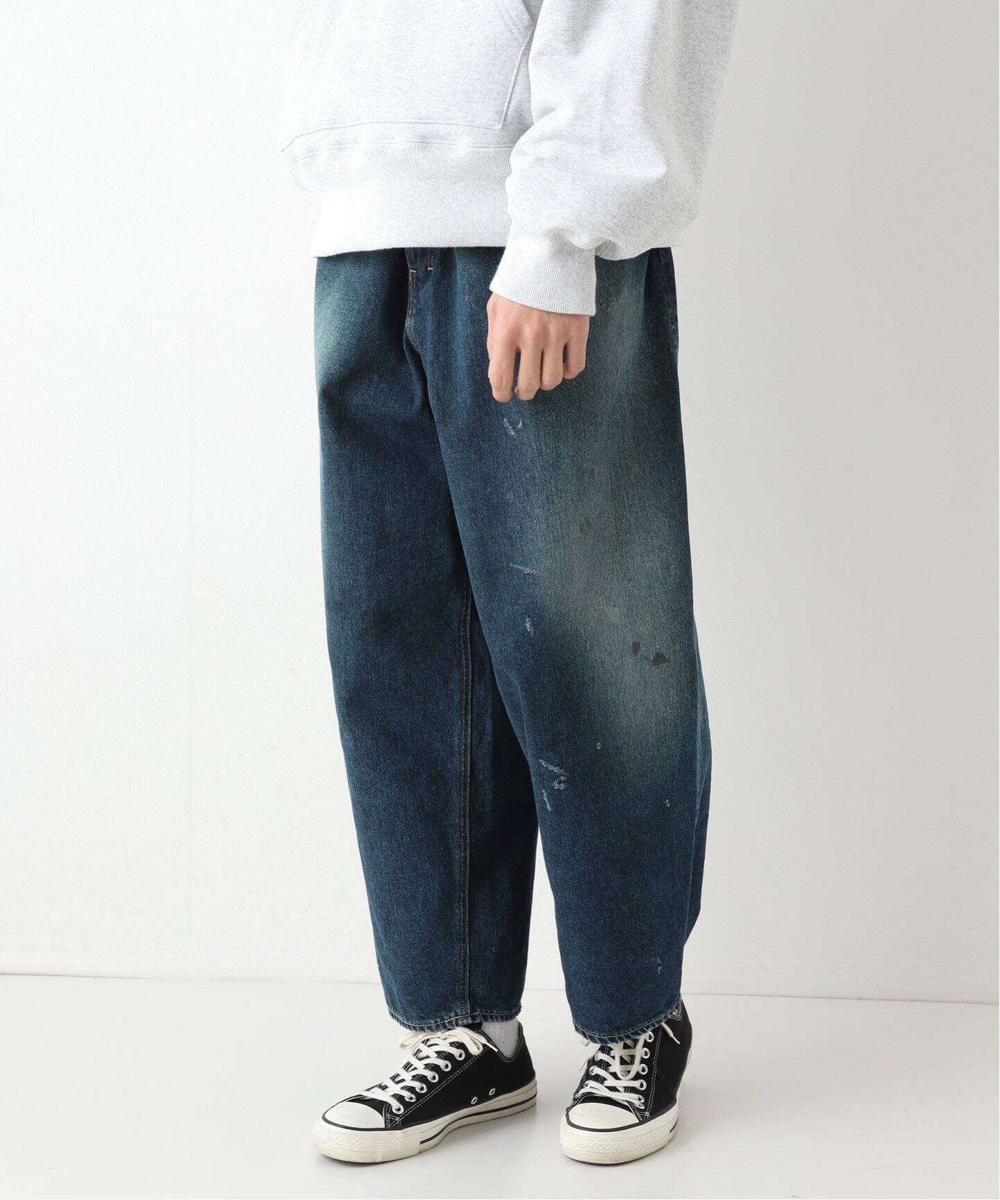 ANCELLM / アンセルム】WISM 別注 AGING LOOSE TAPERED 5P DENIM  