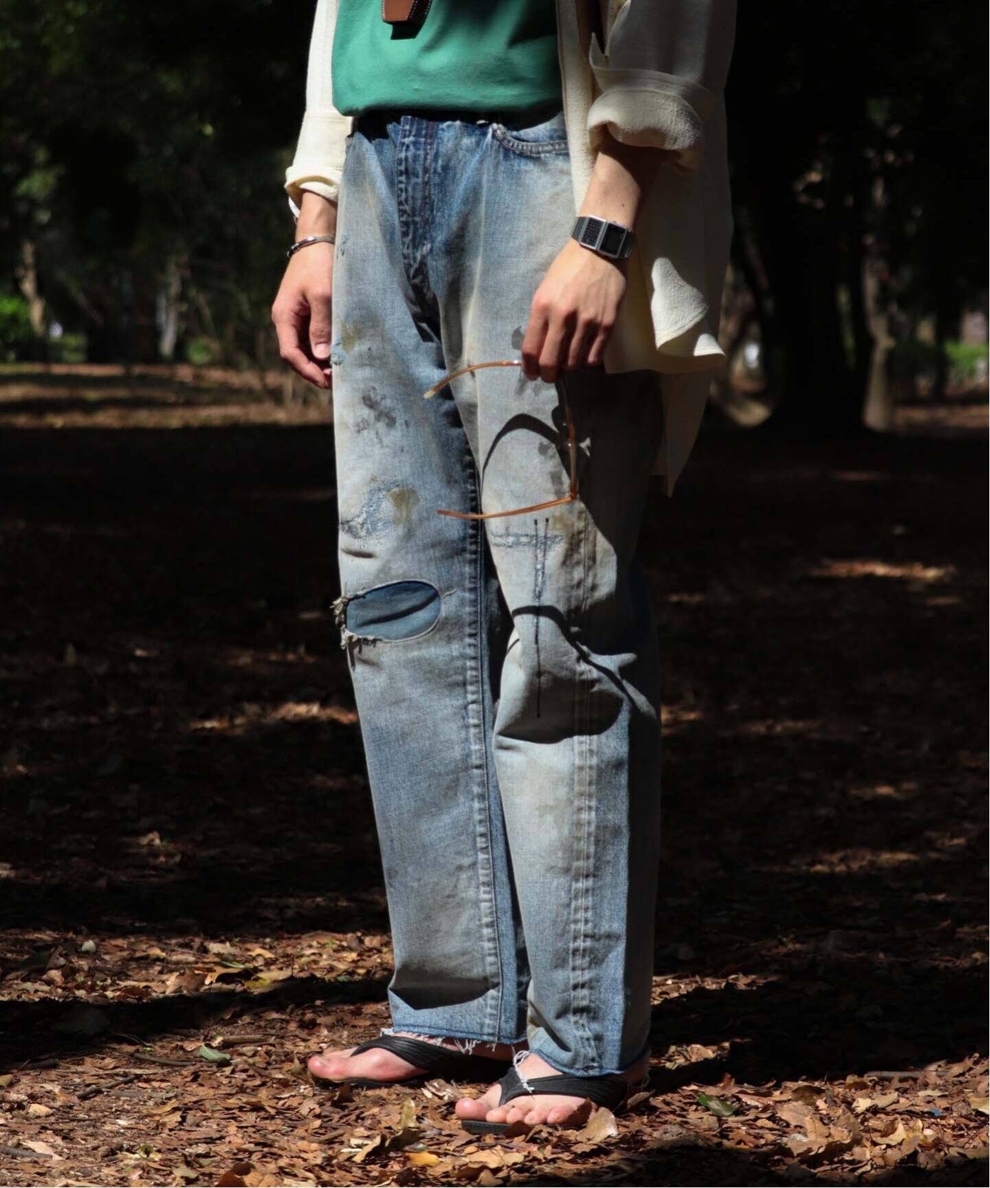 ANCELLM / アンセルム】WISM 別注 ACW2 REPAIR SLIM（デニムパンツ  