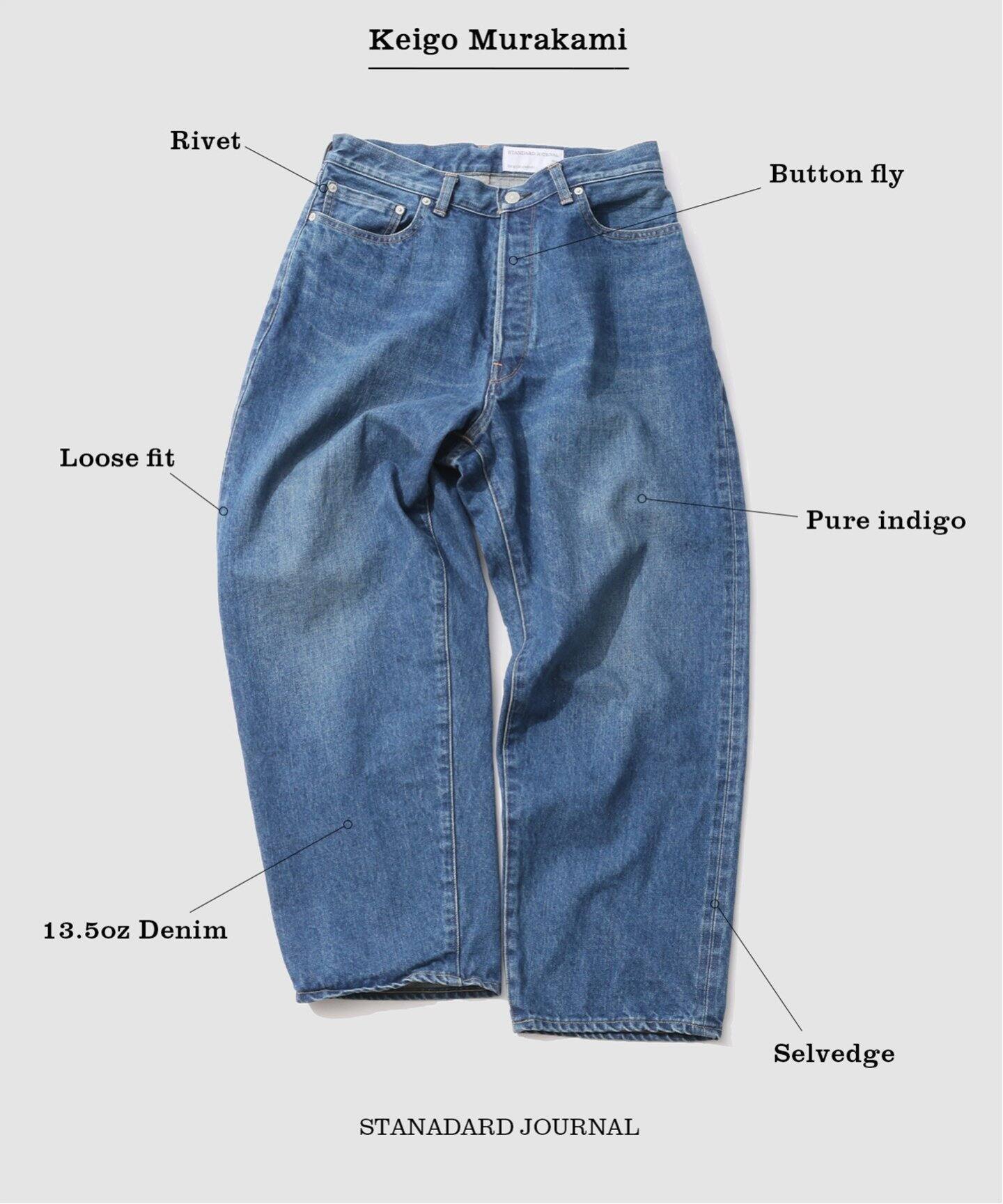STANDARD JOURNAL / スタンダード ジャーナル】by MURAKAMI Denim 