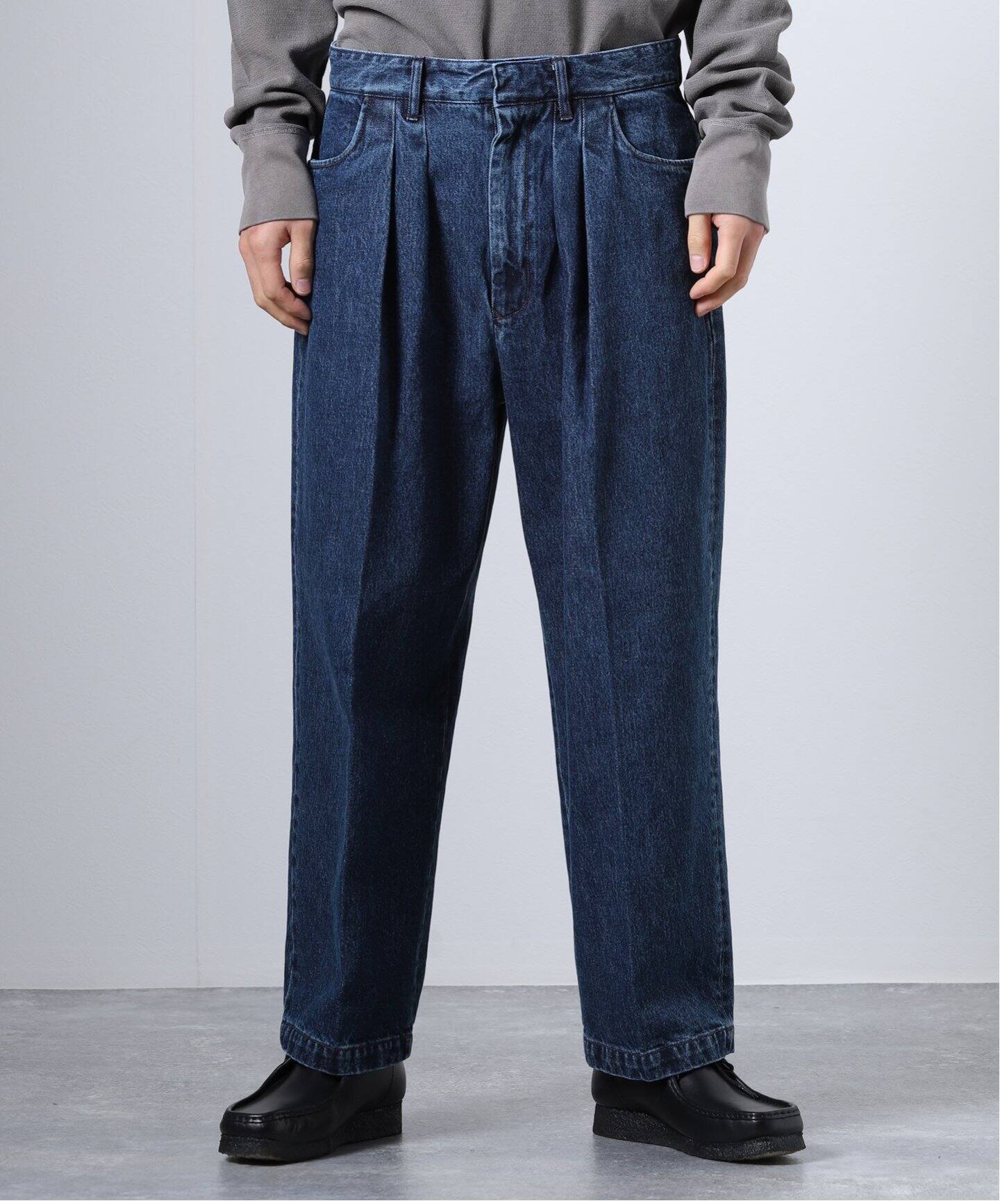 FARAH/ファーラー】ツータックワイドテーパード デニムパンツ|JOURNAL お得セット 【FARAH/ファーラー】ツータックワイドテーパード デニムパンツ デニム/ジーンズ