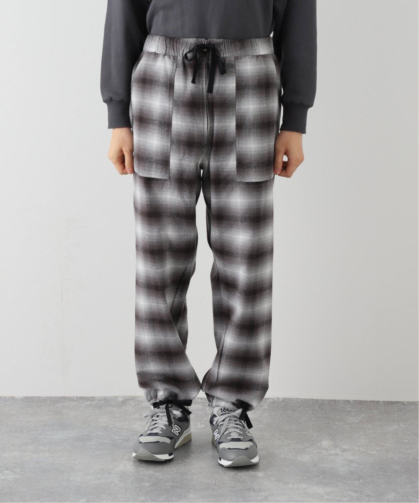 SNOWPEAK×JS】 別注 TAKIBI Ripstop×Check Nell リバーシブルパンツ 