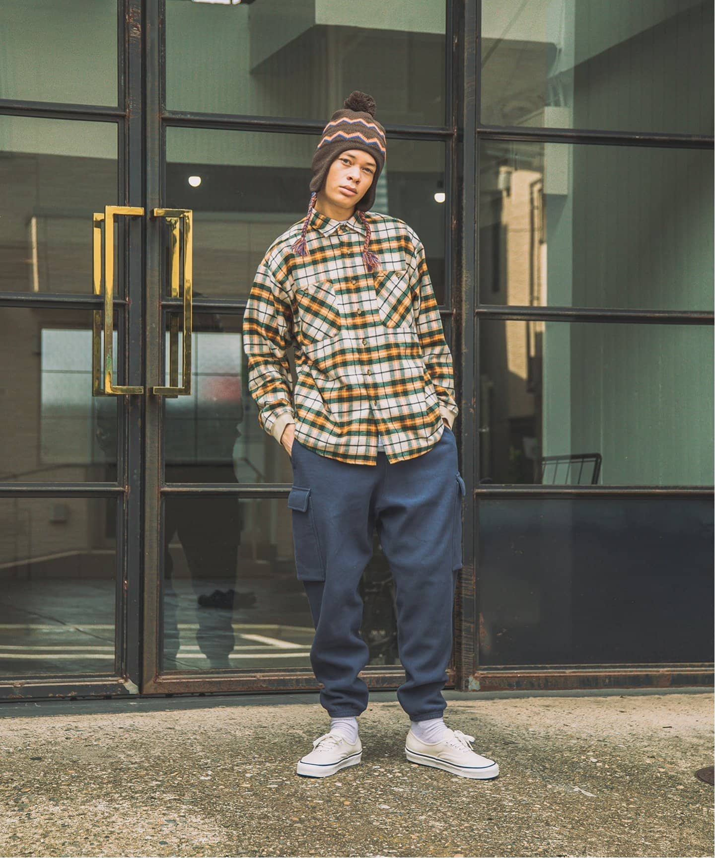 JS x SUPER MARKET x Champion コラボセットアップ Champion × JS by SUPER MARKET】別注 スウェット カーゴパンツ
