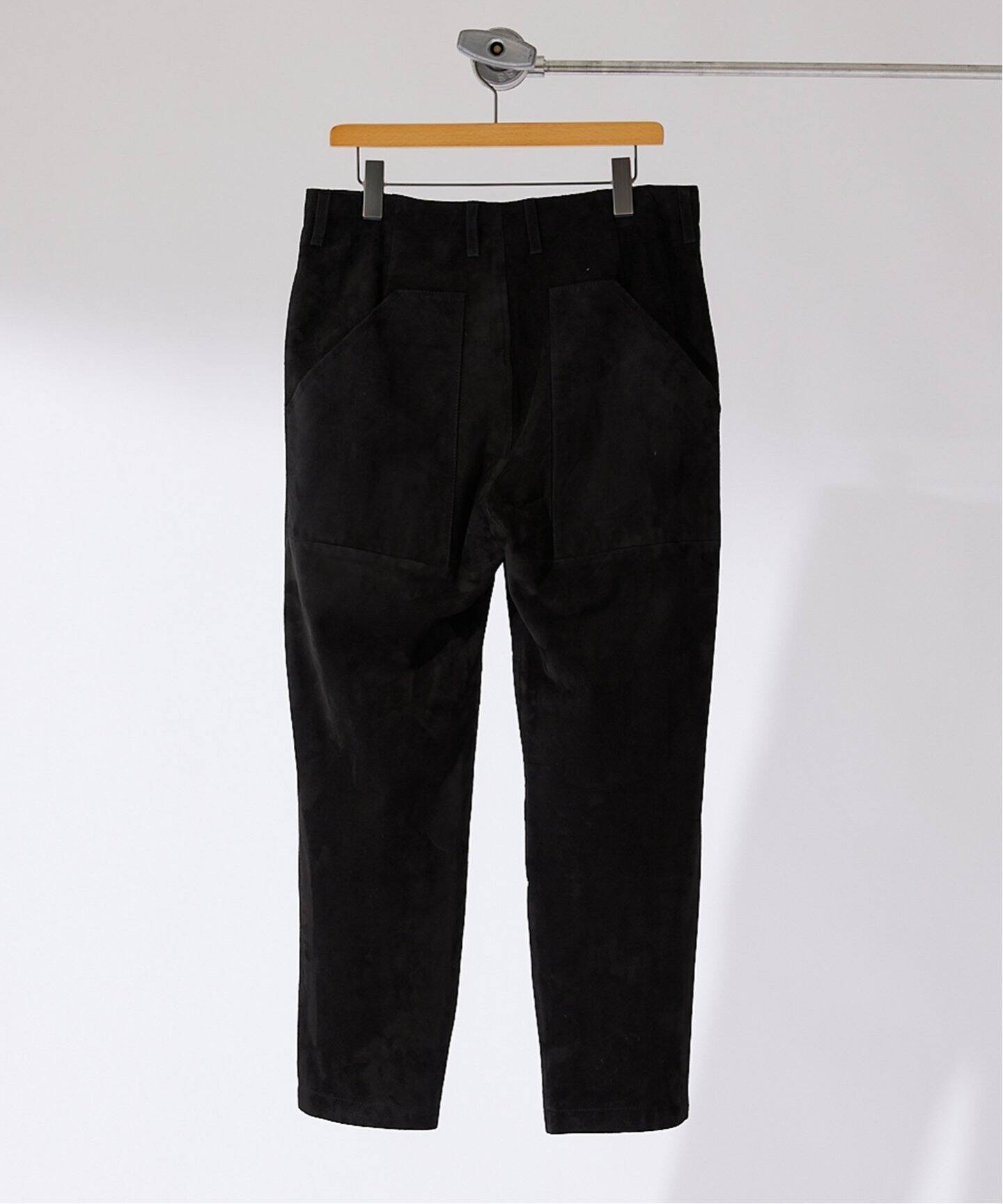 CCU / シーシーユー】 DOUBLE KNEE 2TUCK SLACKS（スラックス 