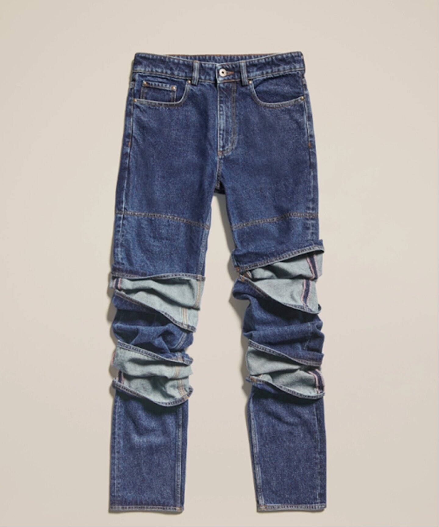 Y/PROJECT / ワイプロジェクト】CLASSIC MULTI CUFF JEANS（デニム  