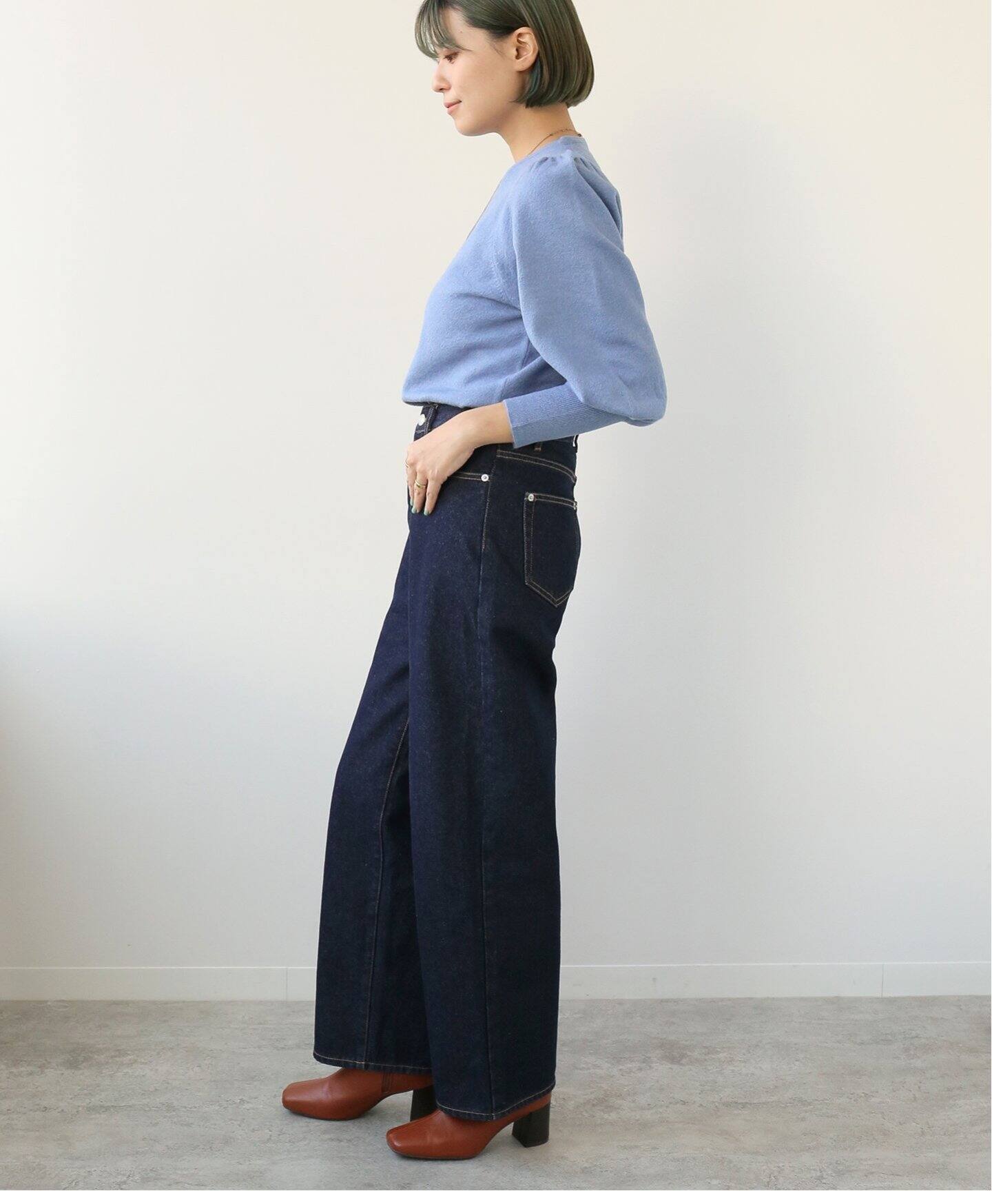 Natural Friendly Denim バギーパンツ◇|B.C STOCK(ベーセーストック ...