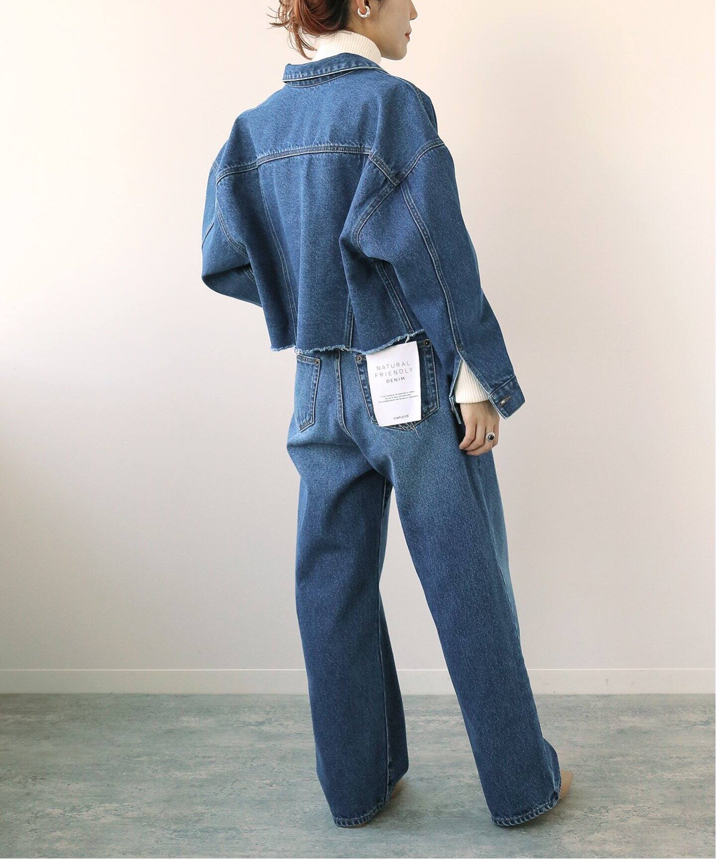 Natural Friendly Denim バギーパンツ◇|B.C STOCK(ベーセーストック ...