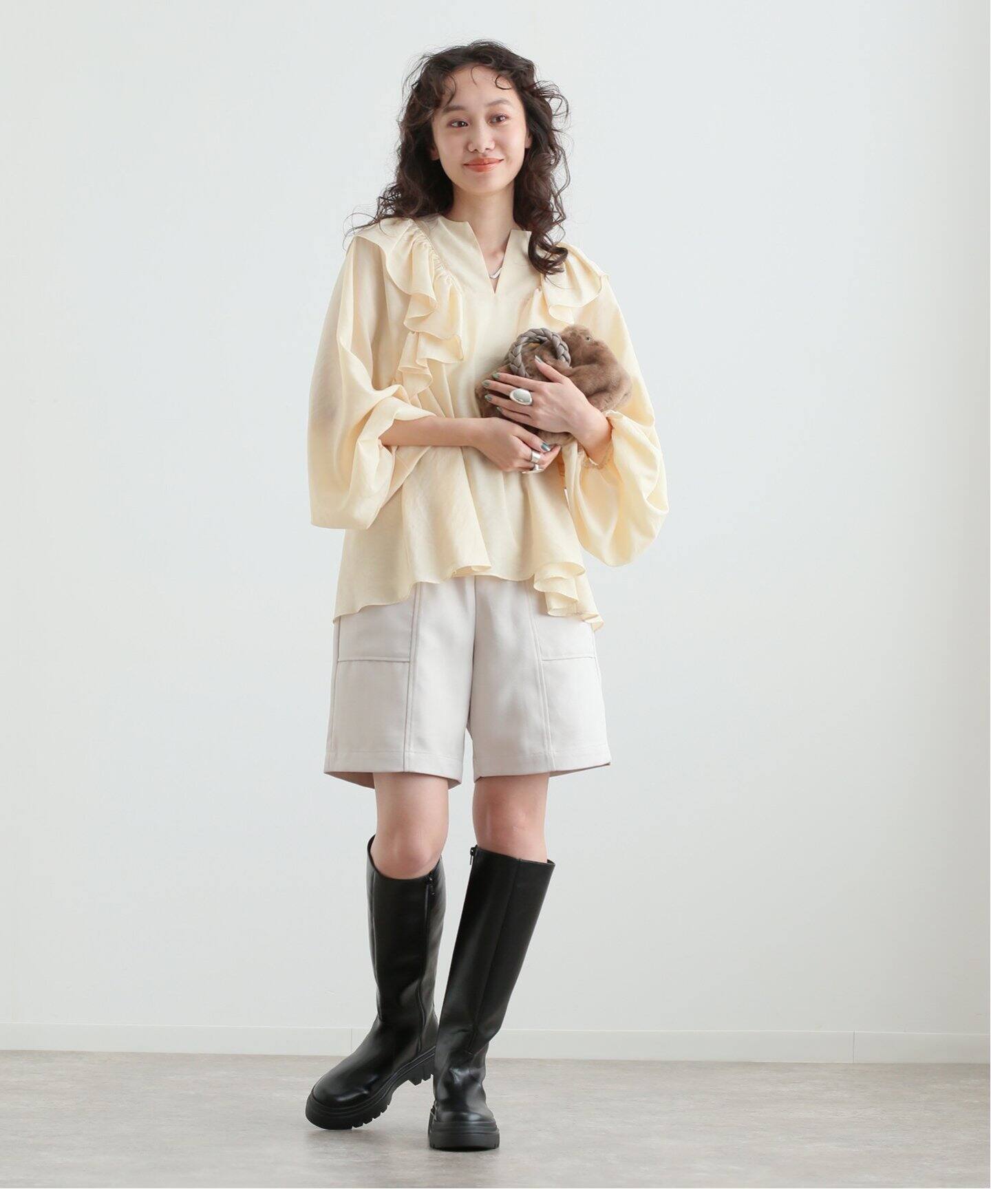 B.C STOK × REDKAPSPECIALバルーンパンツ ショートブルゾン ショートパンツ(ショート・ハーフパンツ)|B.C STOCK(ベー