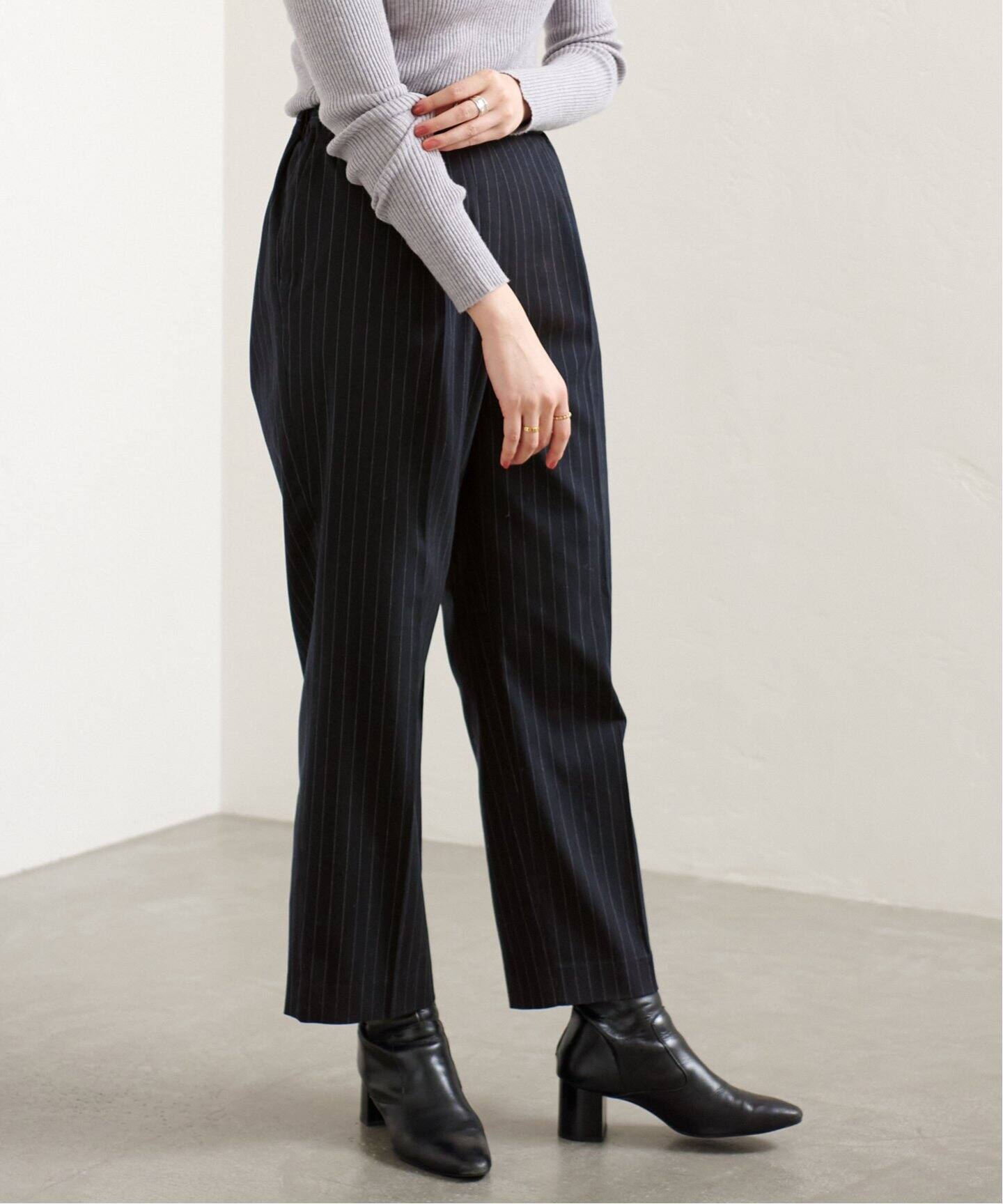 ストレッチストライプイージーパンツ（スラックス）｜B.C STOCK（ベー  