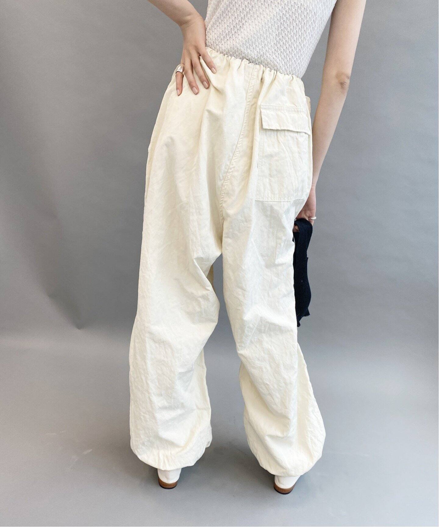 リネンメモリー スノーカモパンツ（カーゴパンツ）｜EDIT.FOR LULU  