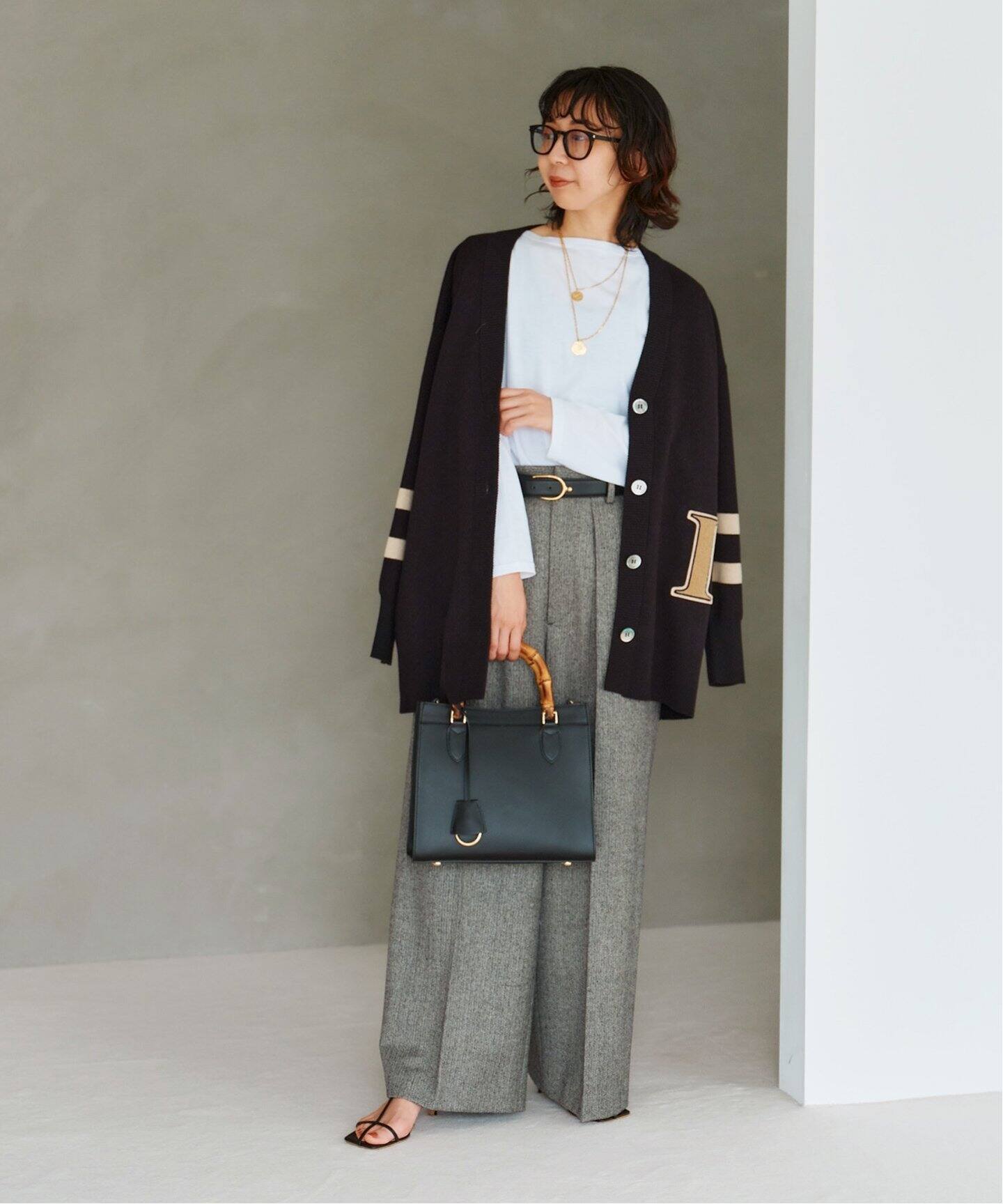 ストレッチツィードタックバギーパンツ（その他パンツ）｜IENA（イエナ  