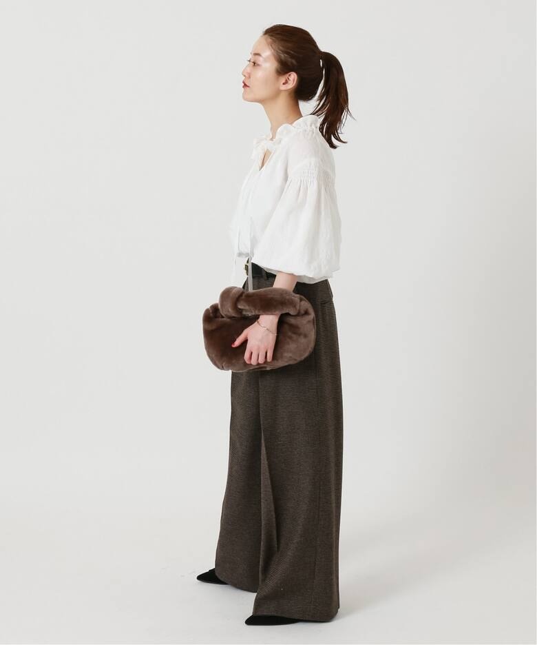 ストレッチツィードタックバギーパンツ（その他パンツ）｜IENA（イエナ  