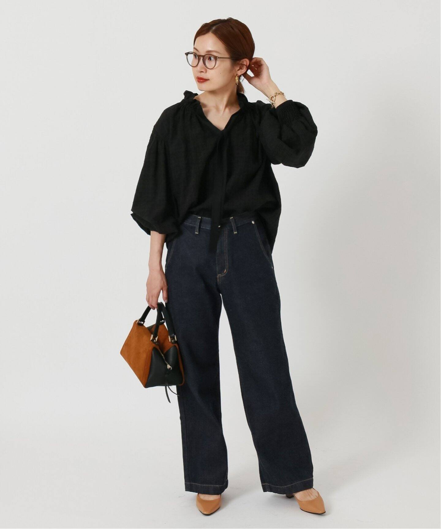 追加》エコデニムソフトバギーパンツ（その他パンツ）｜IENA（イエナ  