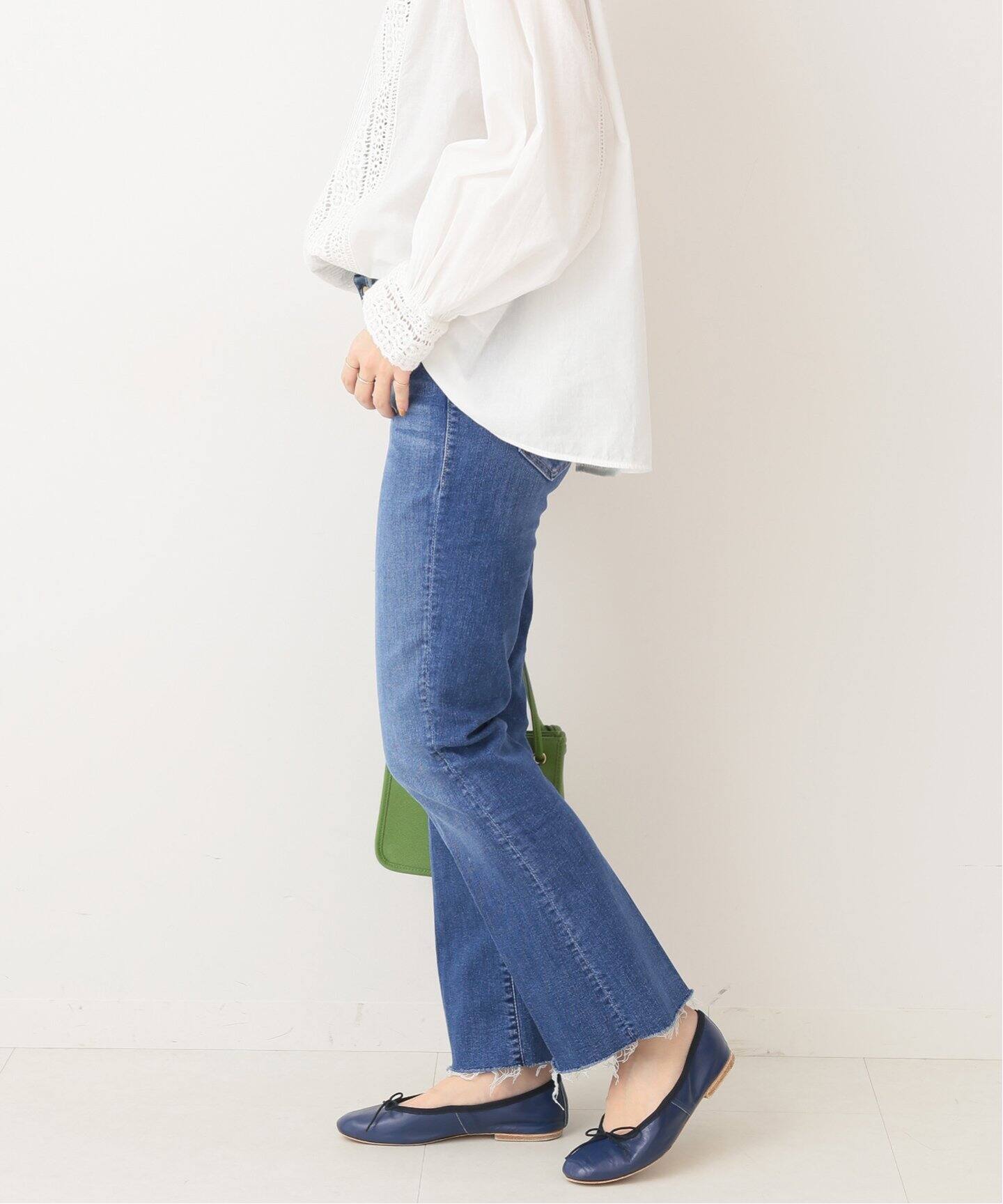 MOTHER/マザー】HUSTLER SNAP DOWN ANKLE FRAY デニム◇（デニムパンツ 