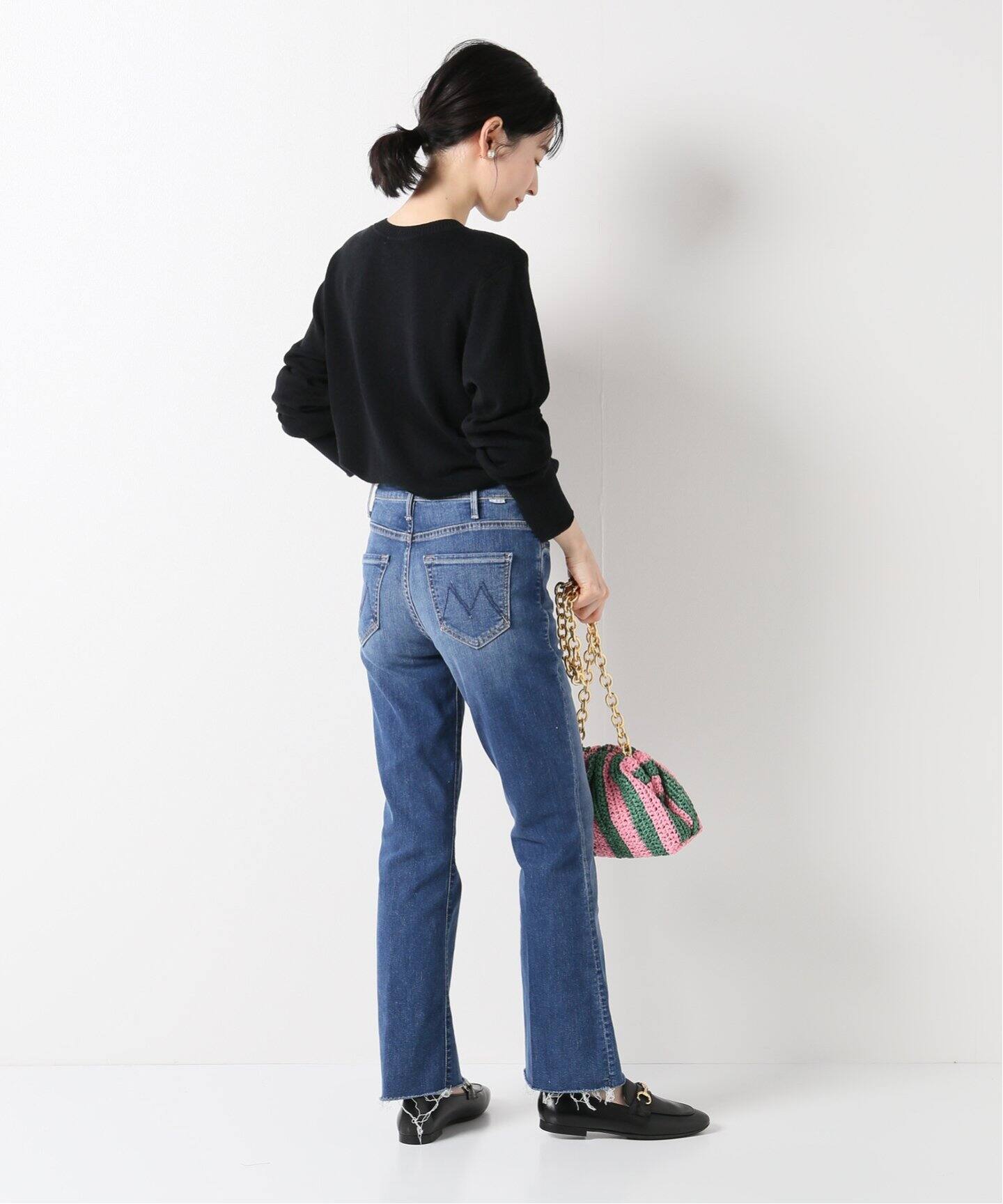 MOTHER/マザー】HUSTLER SNAP DOWN ANKLE FRAY デニム◇（デニムパンツ  