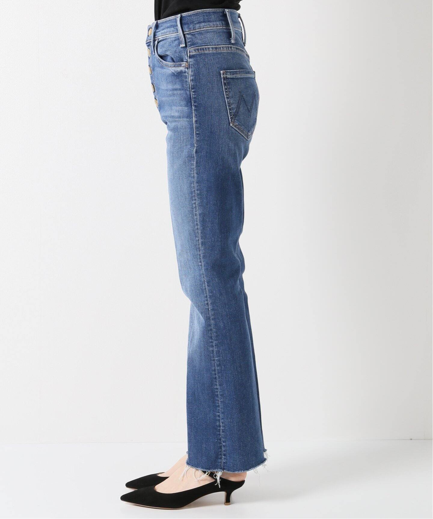 MOTHER/マザー】HUSTLER SNAP DOWN ANKLE FRAY デニム◇（デニムパンツ 