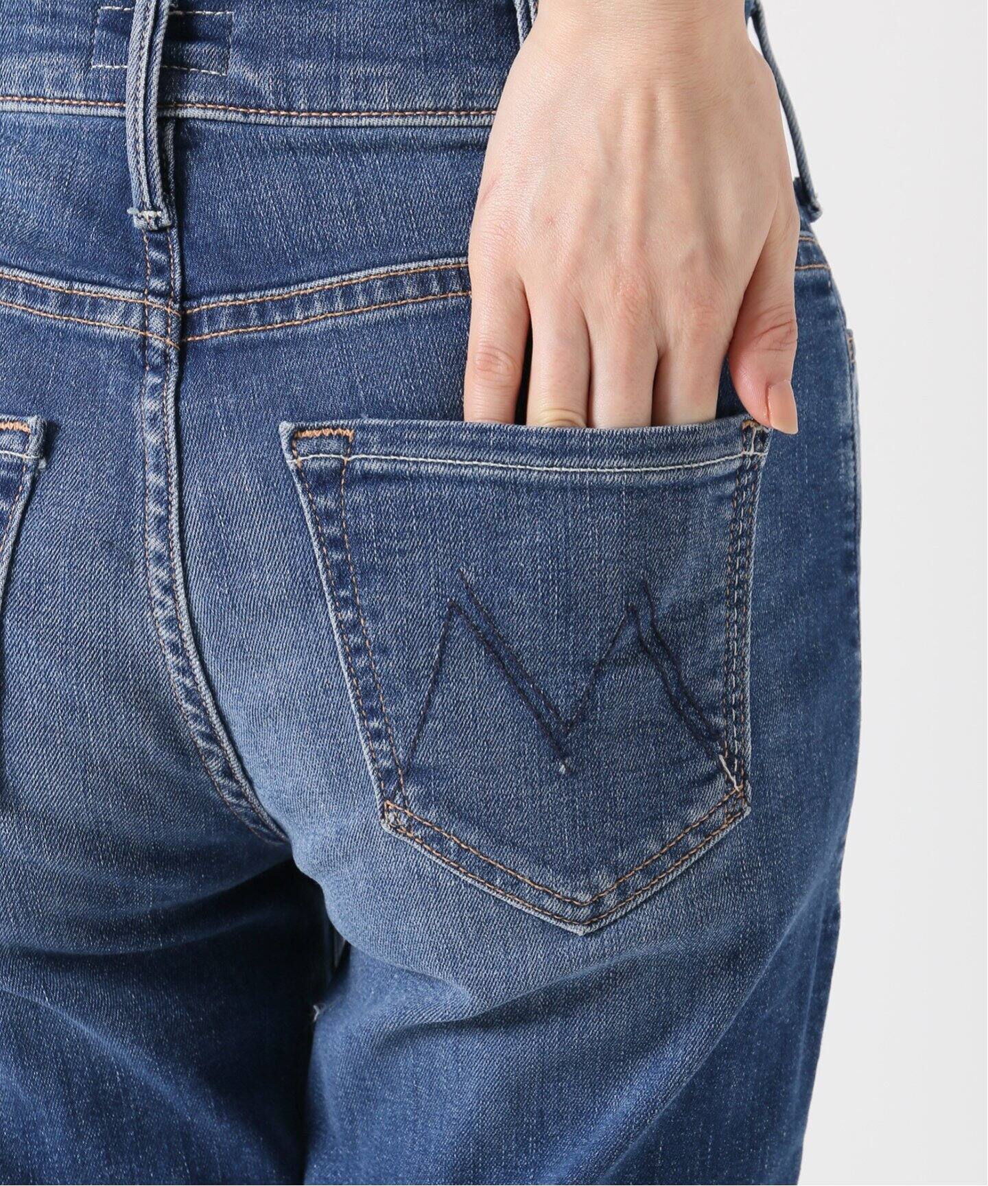 MOTHER/マザー】HUSTLER SNAP DOWN ANKLE FRAY デニム◇（デニムパンツ 
