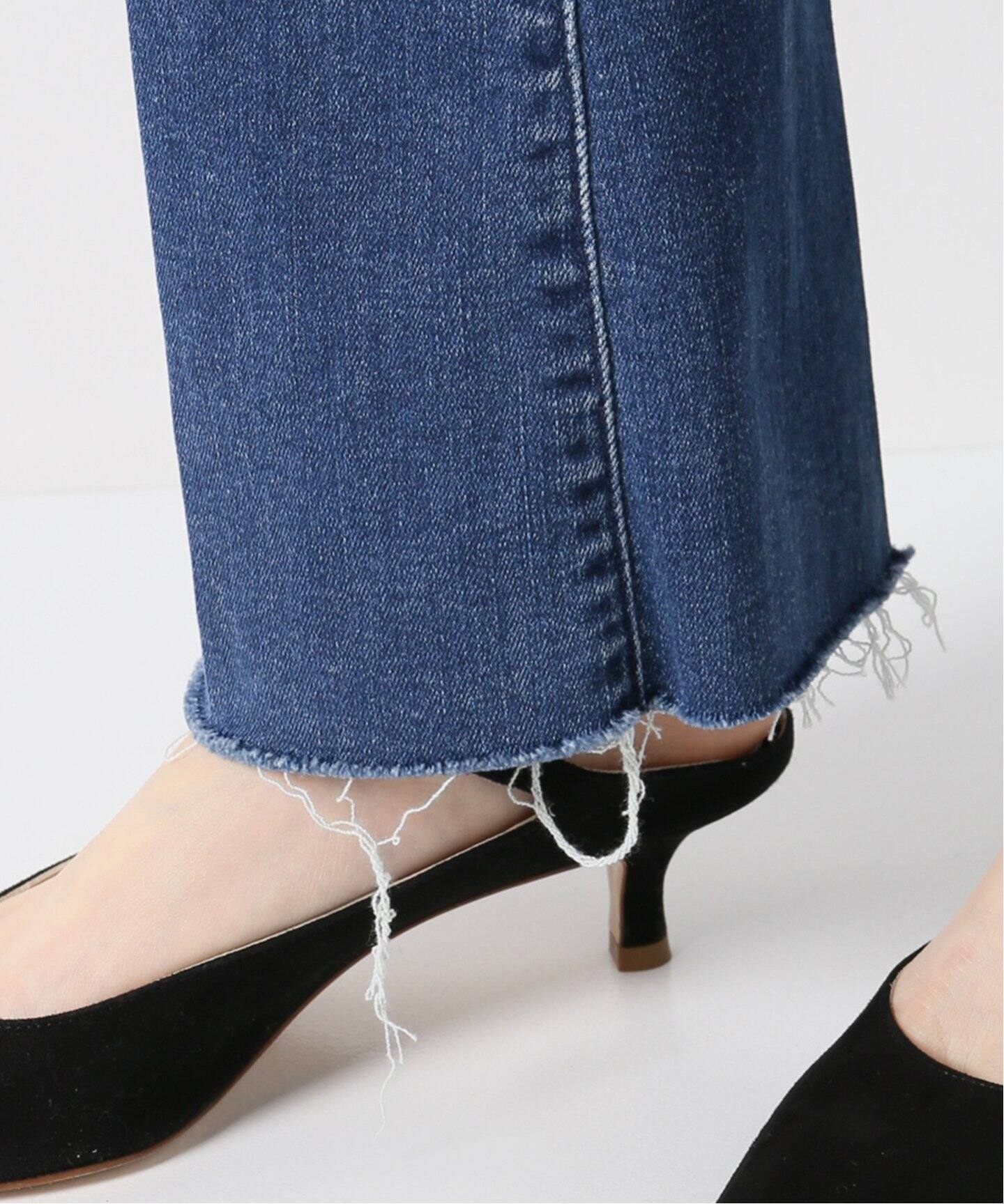 MOTHER/マザー】HUSTLER SNAP DOWN ANKLE FRAY デニム◇（デニムパンツ 