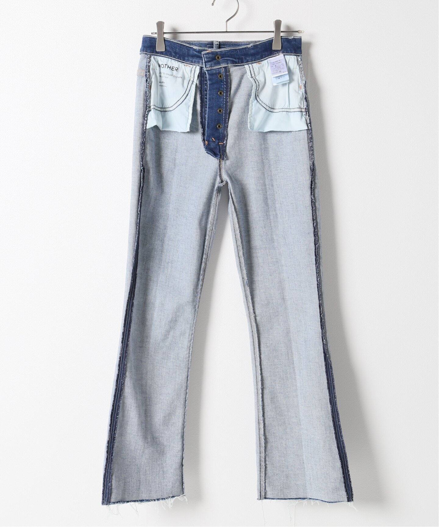 MOTHER/マザー】HUSTLER SNAP DOWN ANKLE FRAY デニム◇（デニムパンツ 